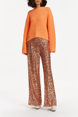 Entry Sequin Pants Tiger Blossom