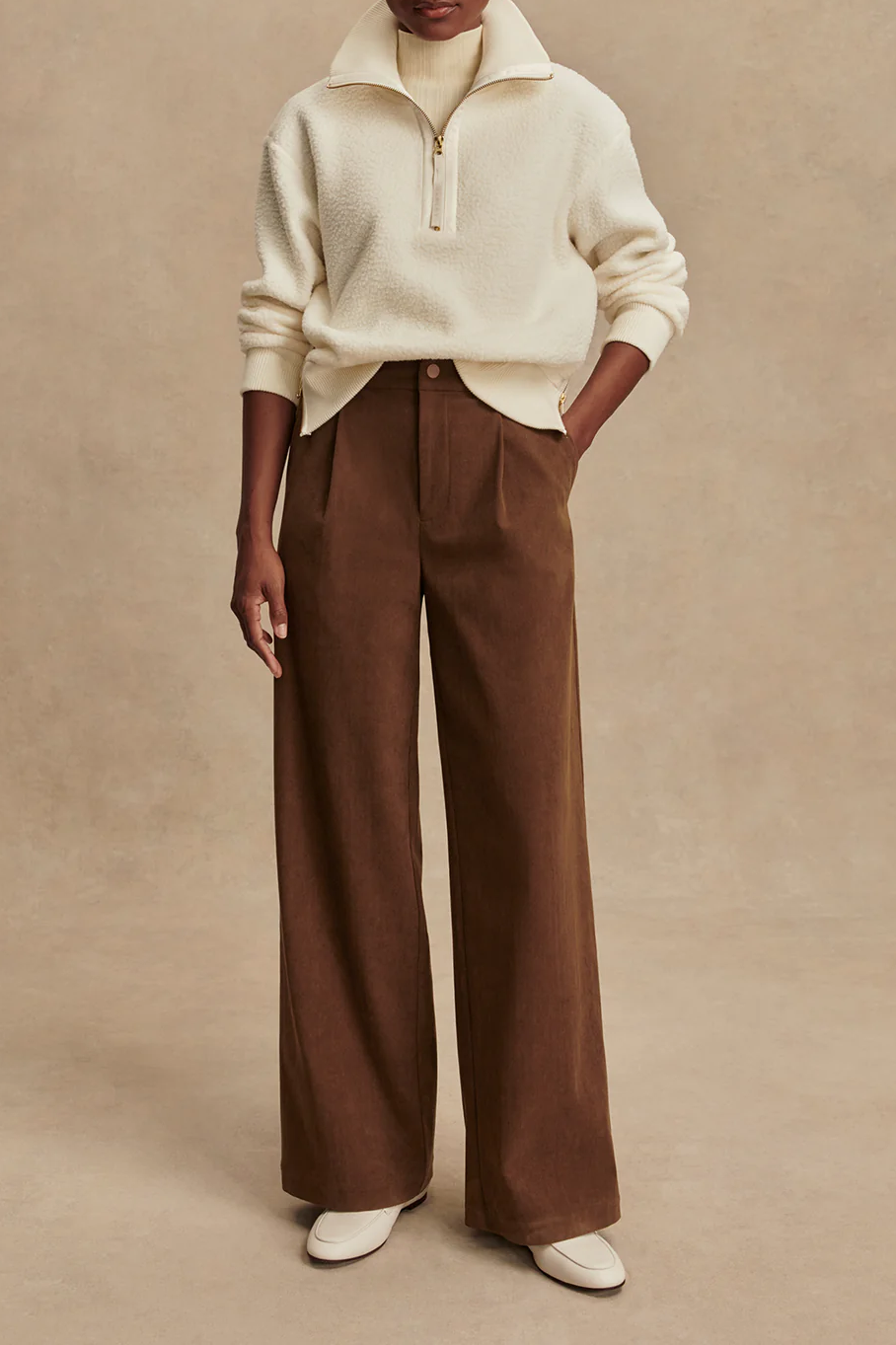 Sweatshirt Roselle Half Zip