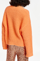 Egypt Oversized Pullover Peach Passion