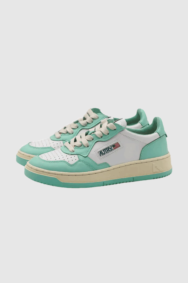 Medalist W Low Sneaker White Turquoise