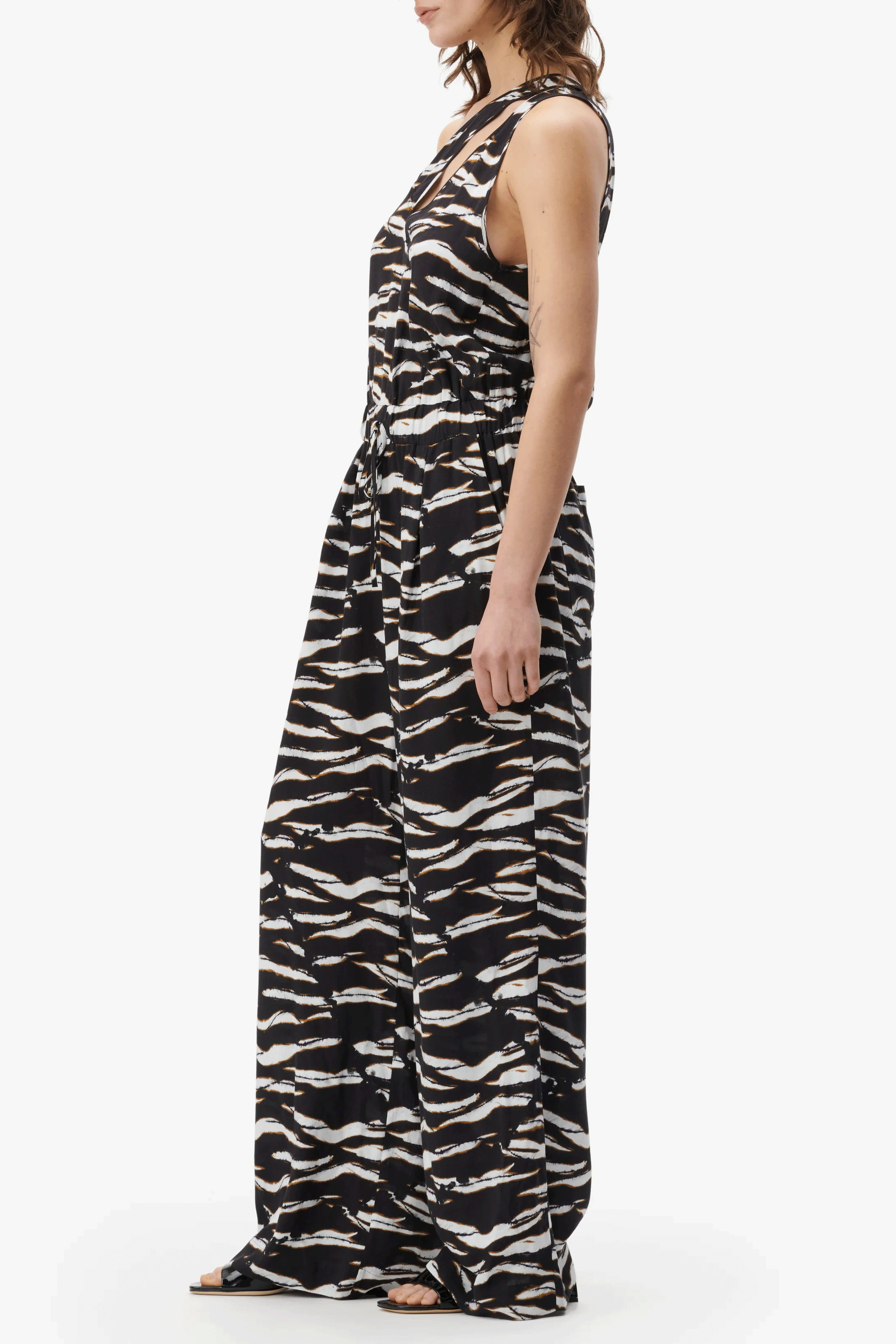 Jumpsuit Daliya Dark Zebra Wave