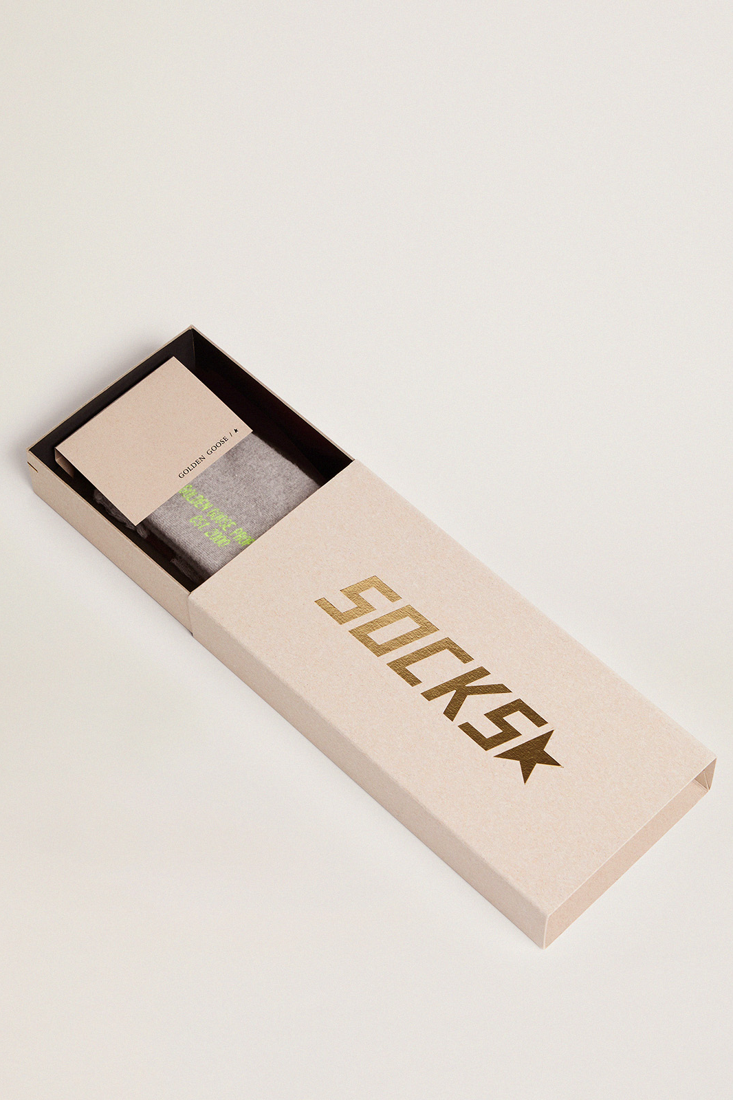 High Rib Socks Melange Grey/ Orange/ Red/ Yellow Fluo 