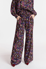 Extrovert Wide Track Pants Combo Tiger Blossom