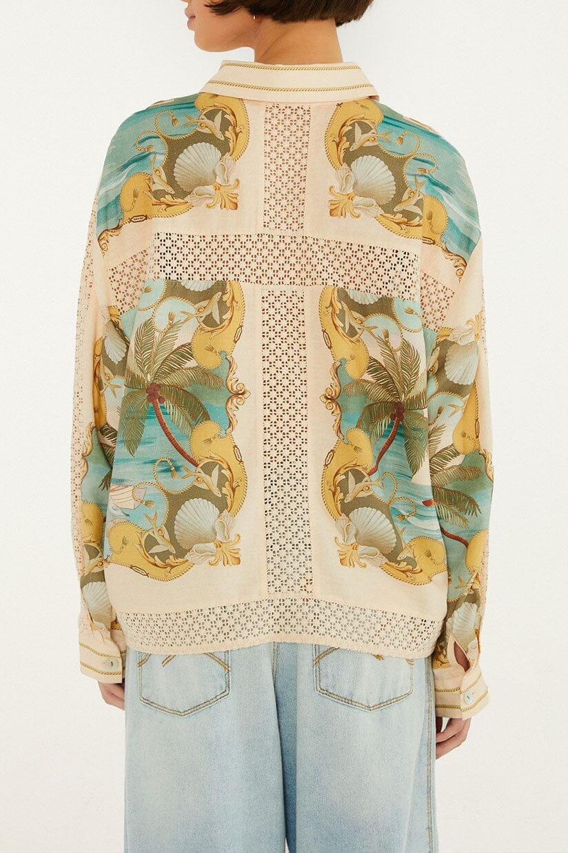 Shirt Crochet Detail