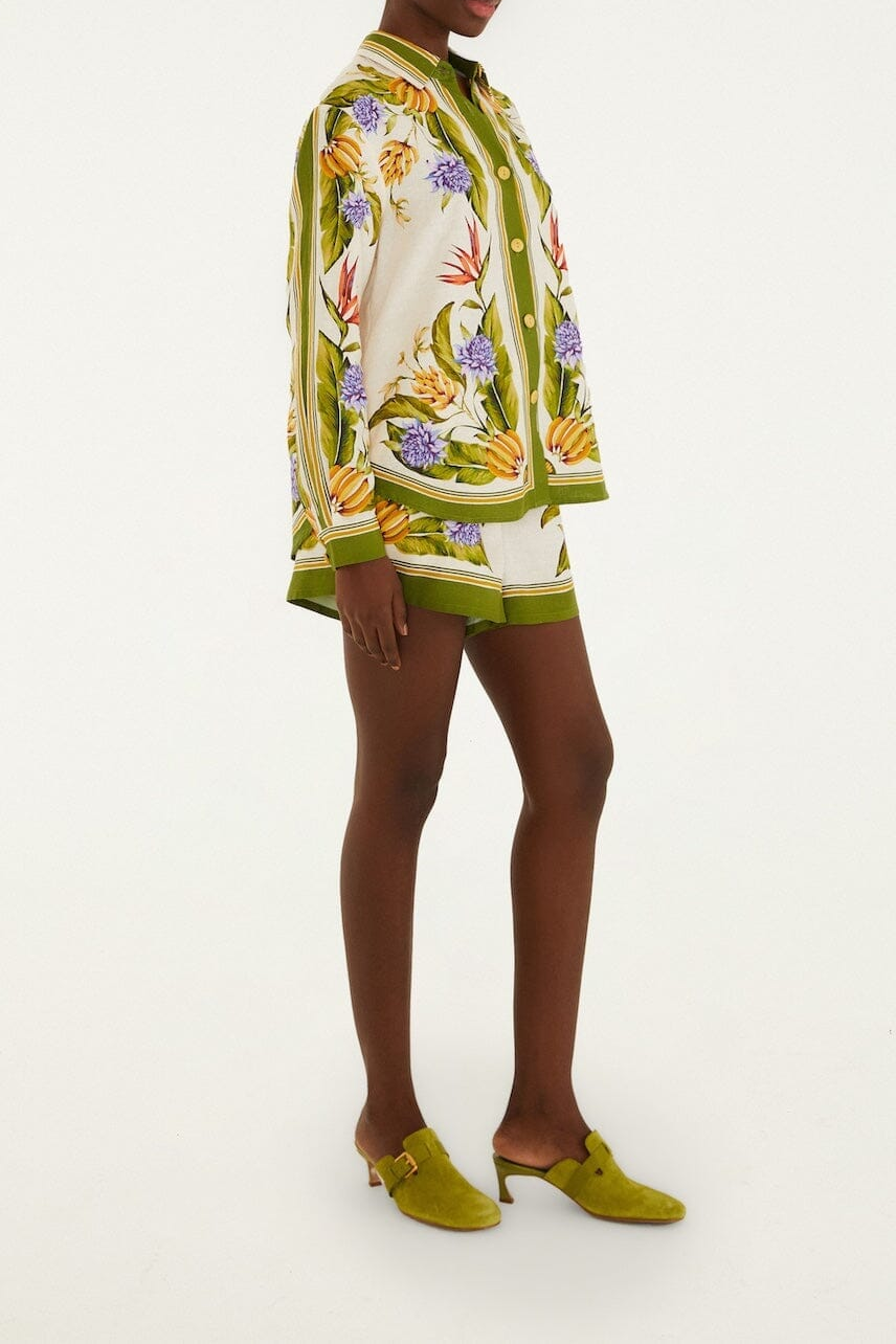 Shorts Tropical Scarf Sand