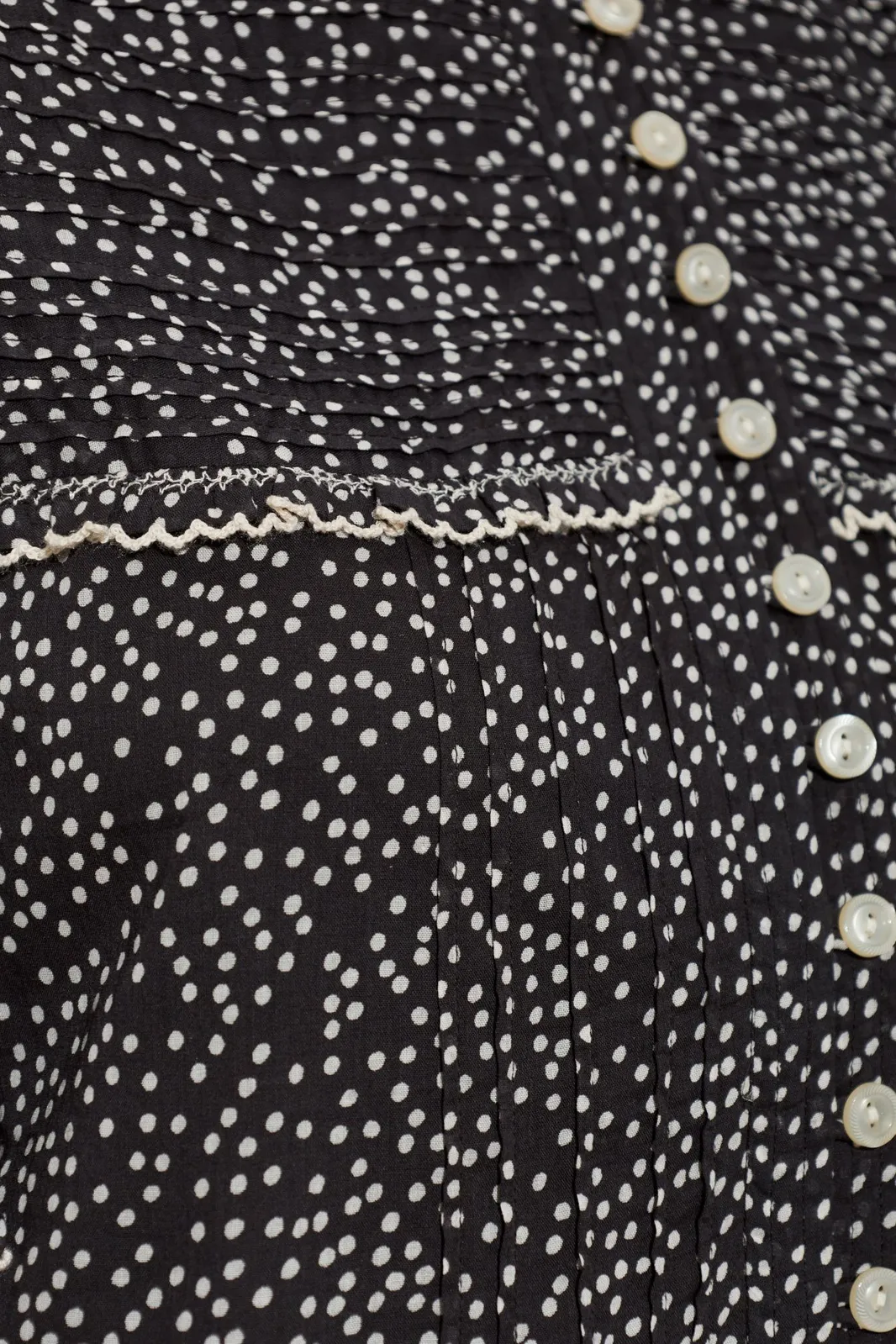 Kleid Daynia in Black / Ecru