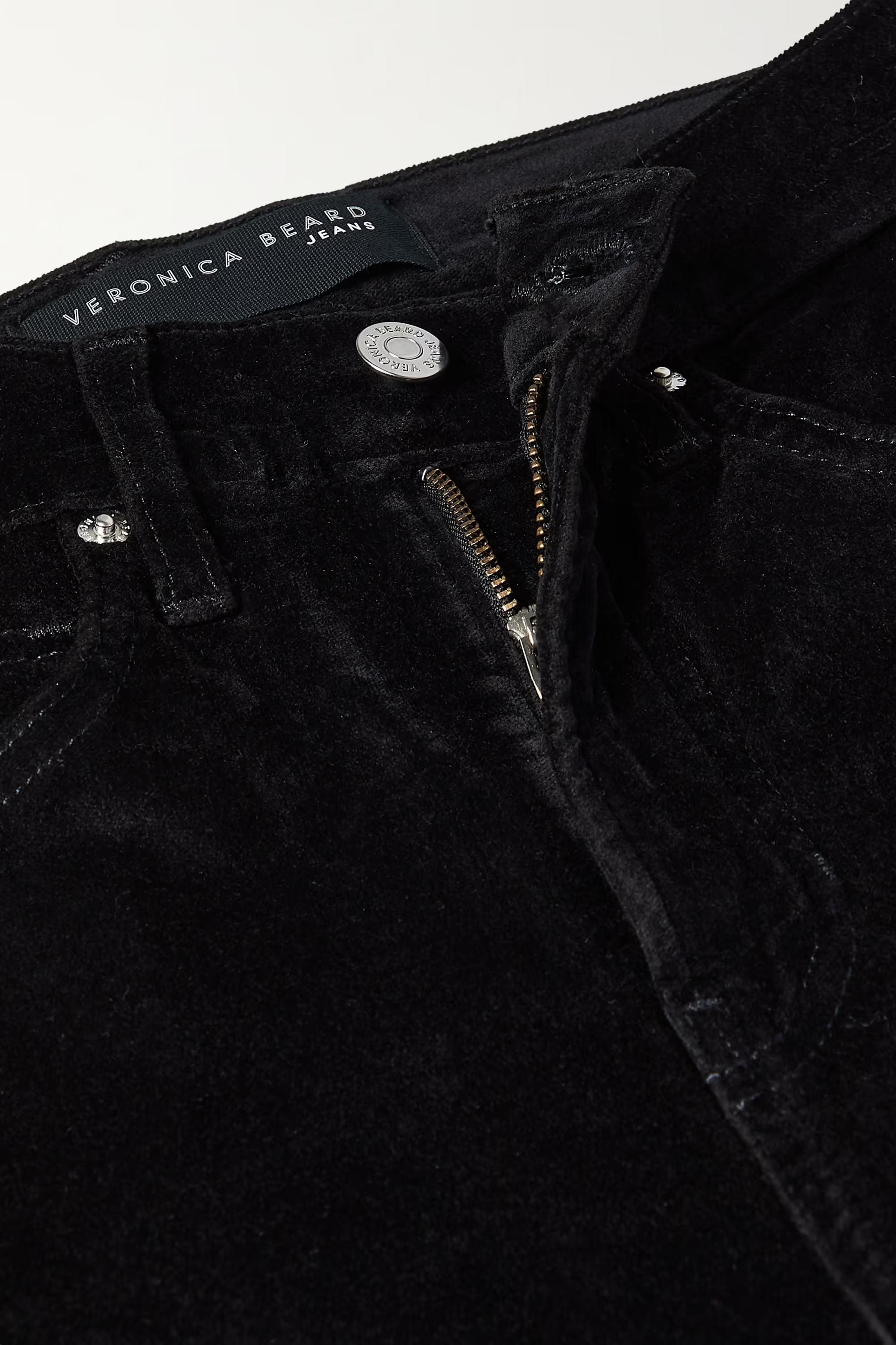 Sheridan Velvet Bell Bottom Pants Black