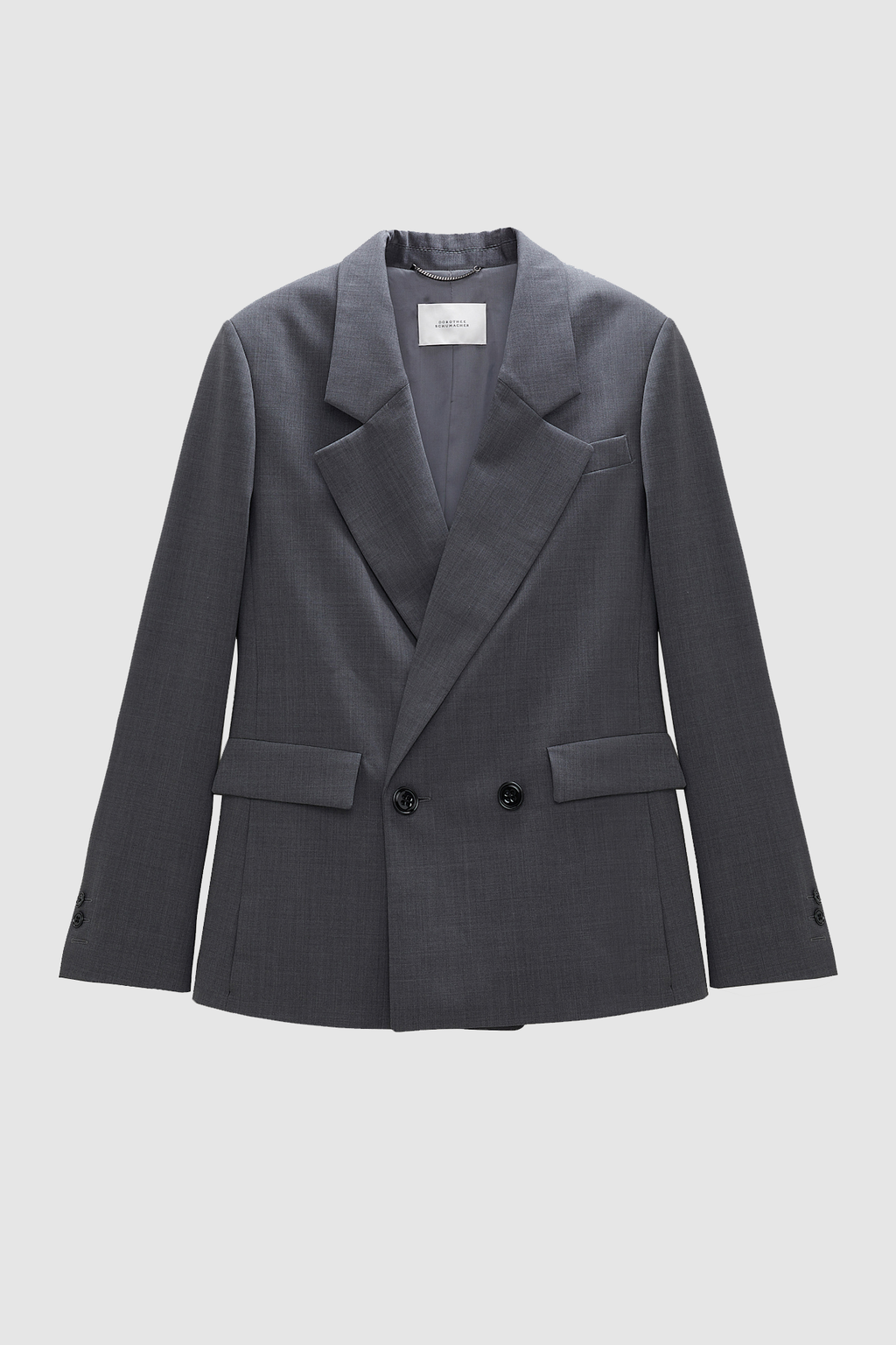 Modern Sophistication Blazer Charcoal Melange