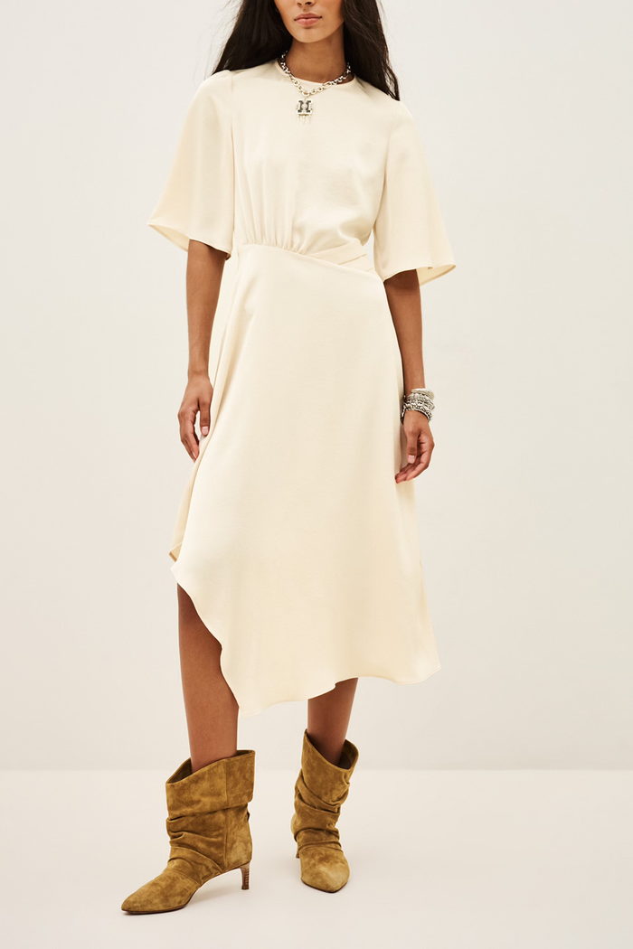 Kleid Wila in Greige