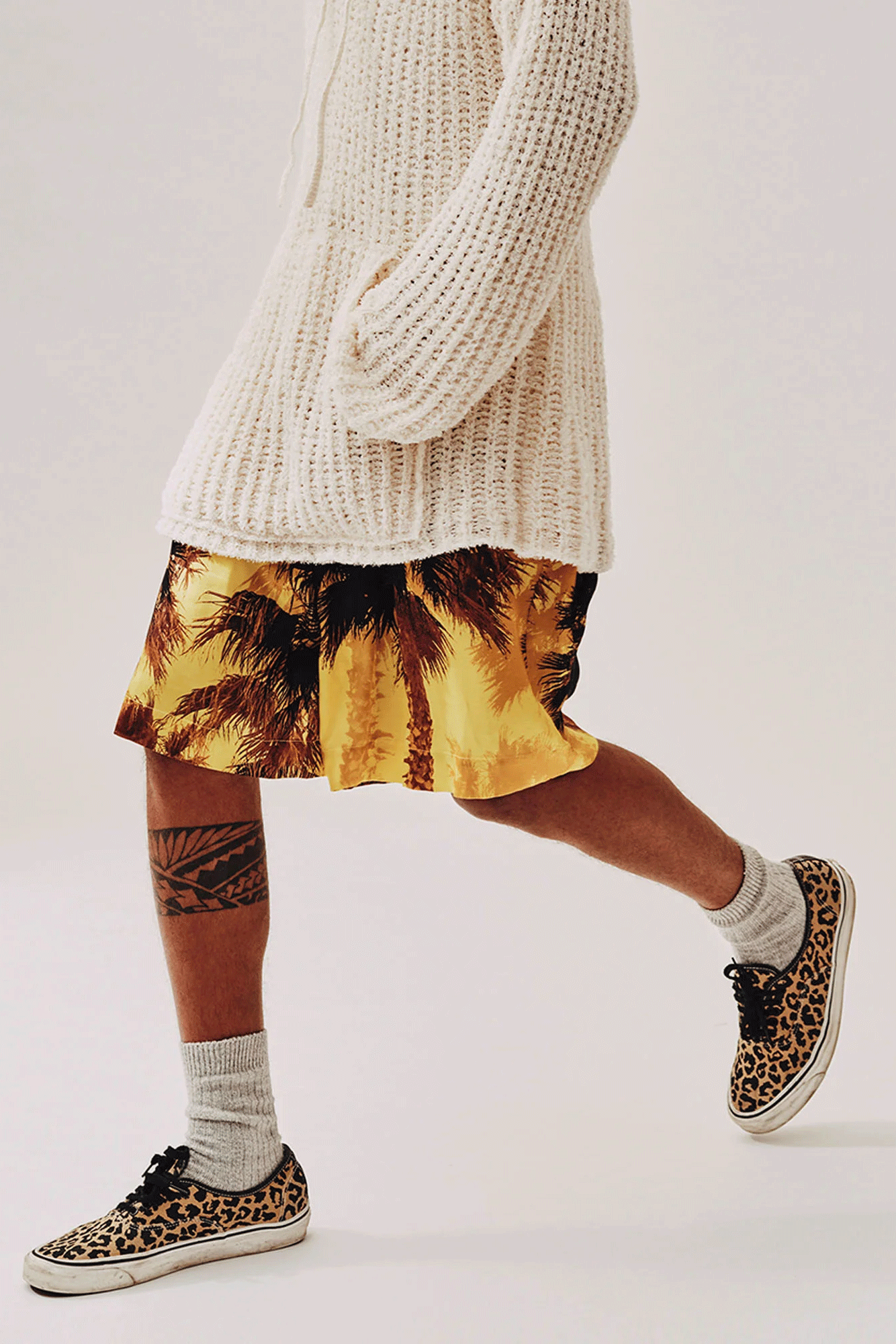 Bermund Palme Shorts Yellow