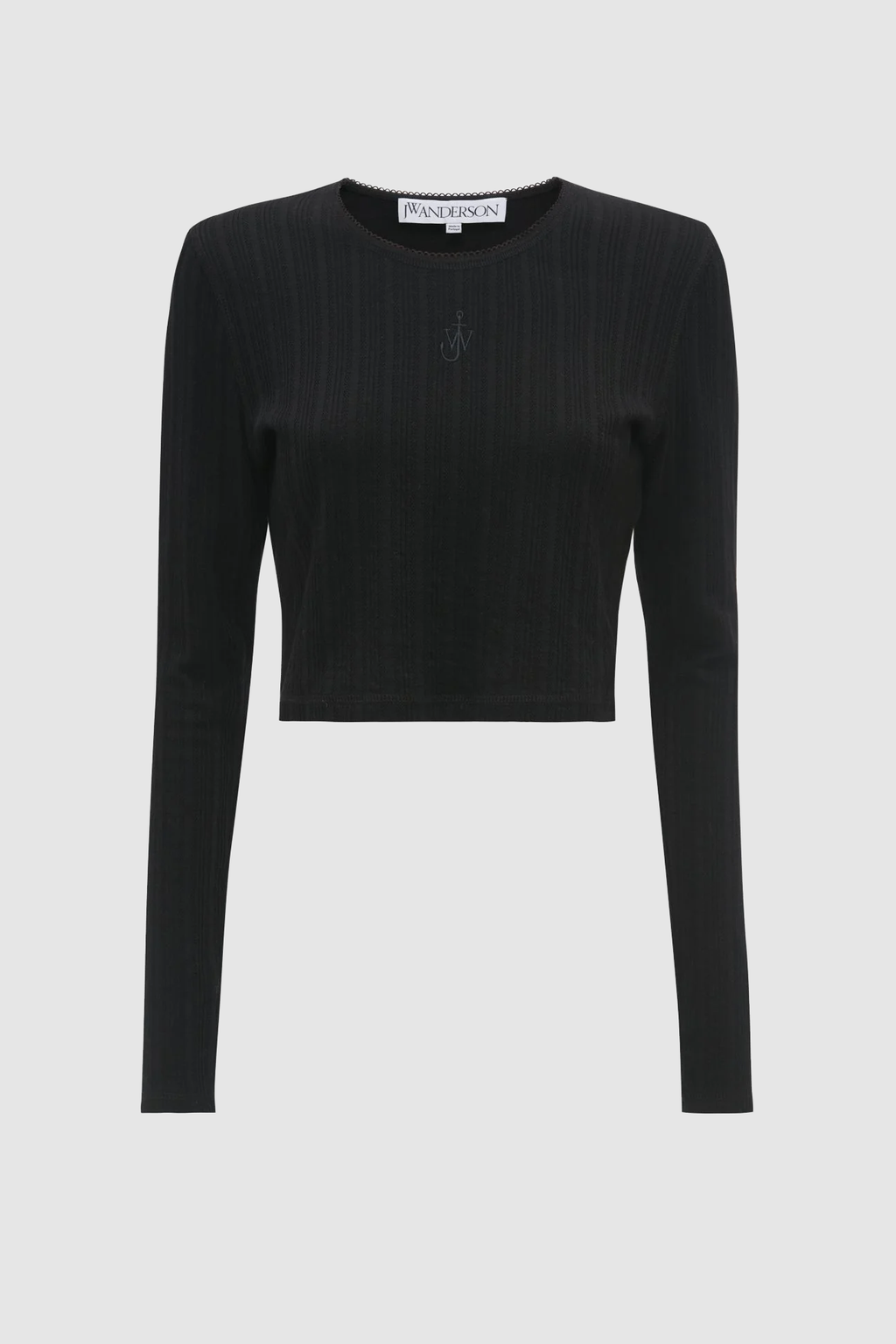 Crop Top Anchor Embroidery