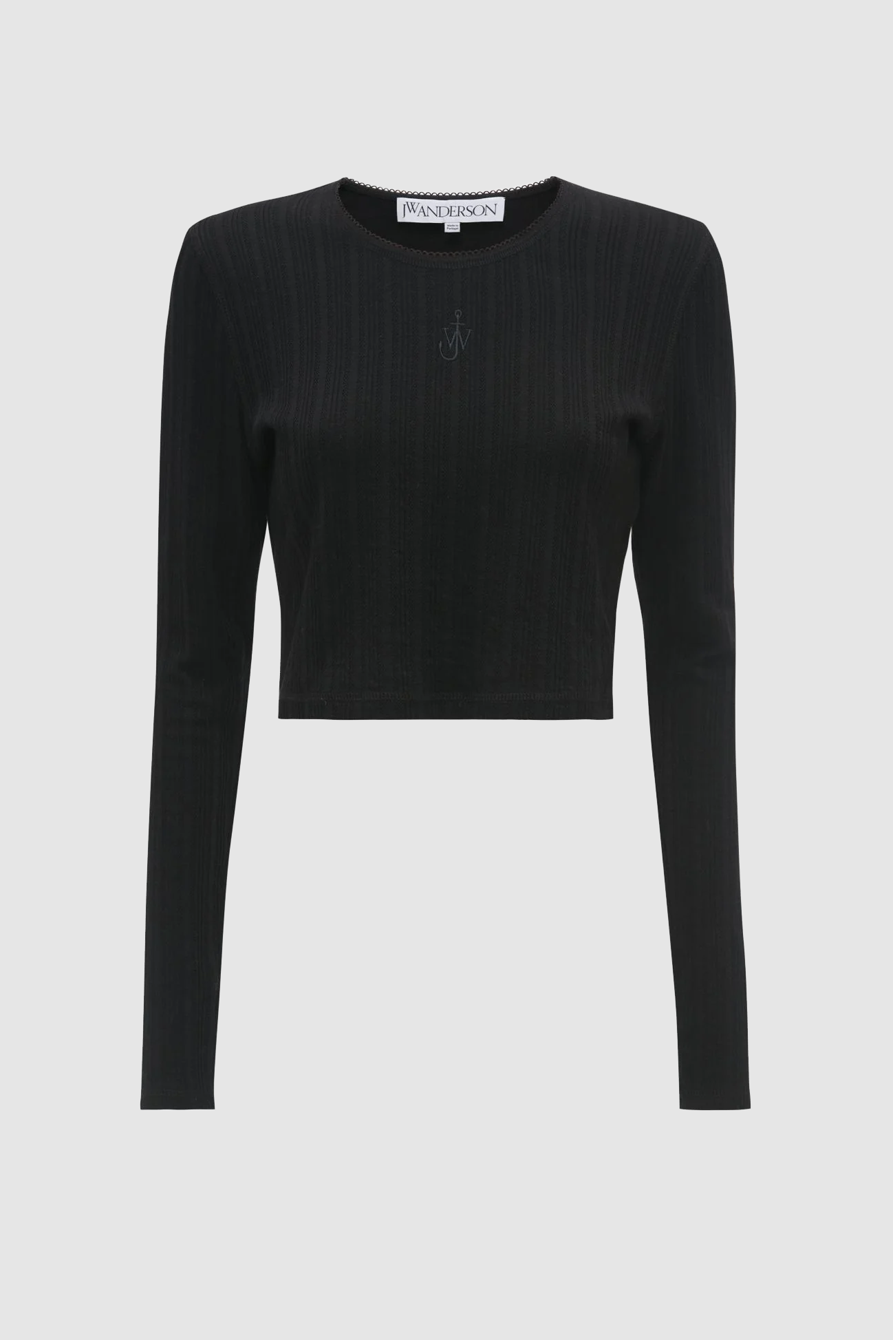 Crop Top Anchor Embrodery