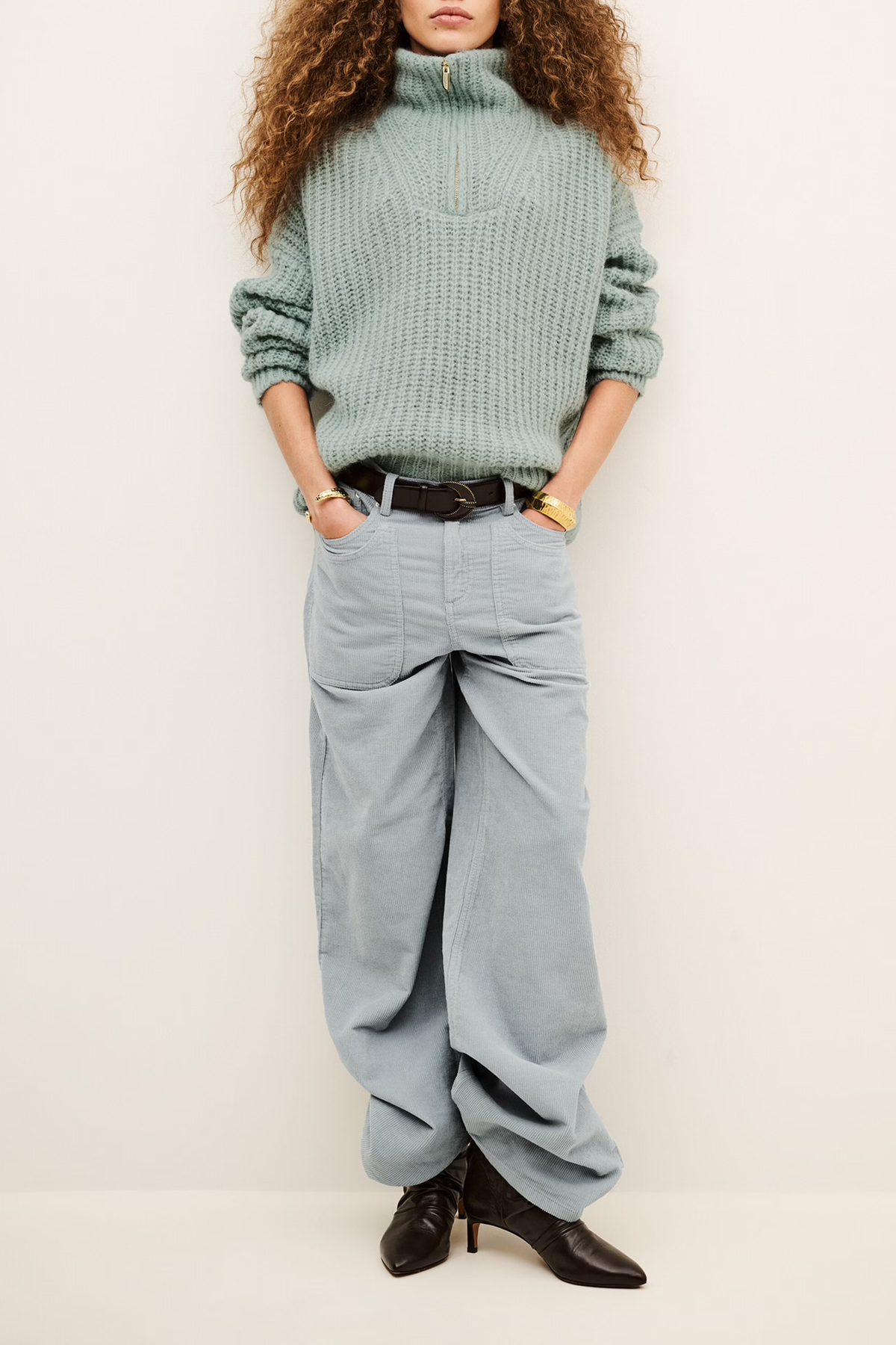 Pullover Beltane in Ice Blue
