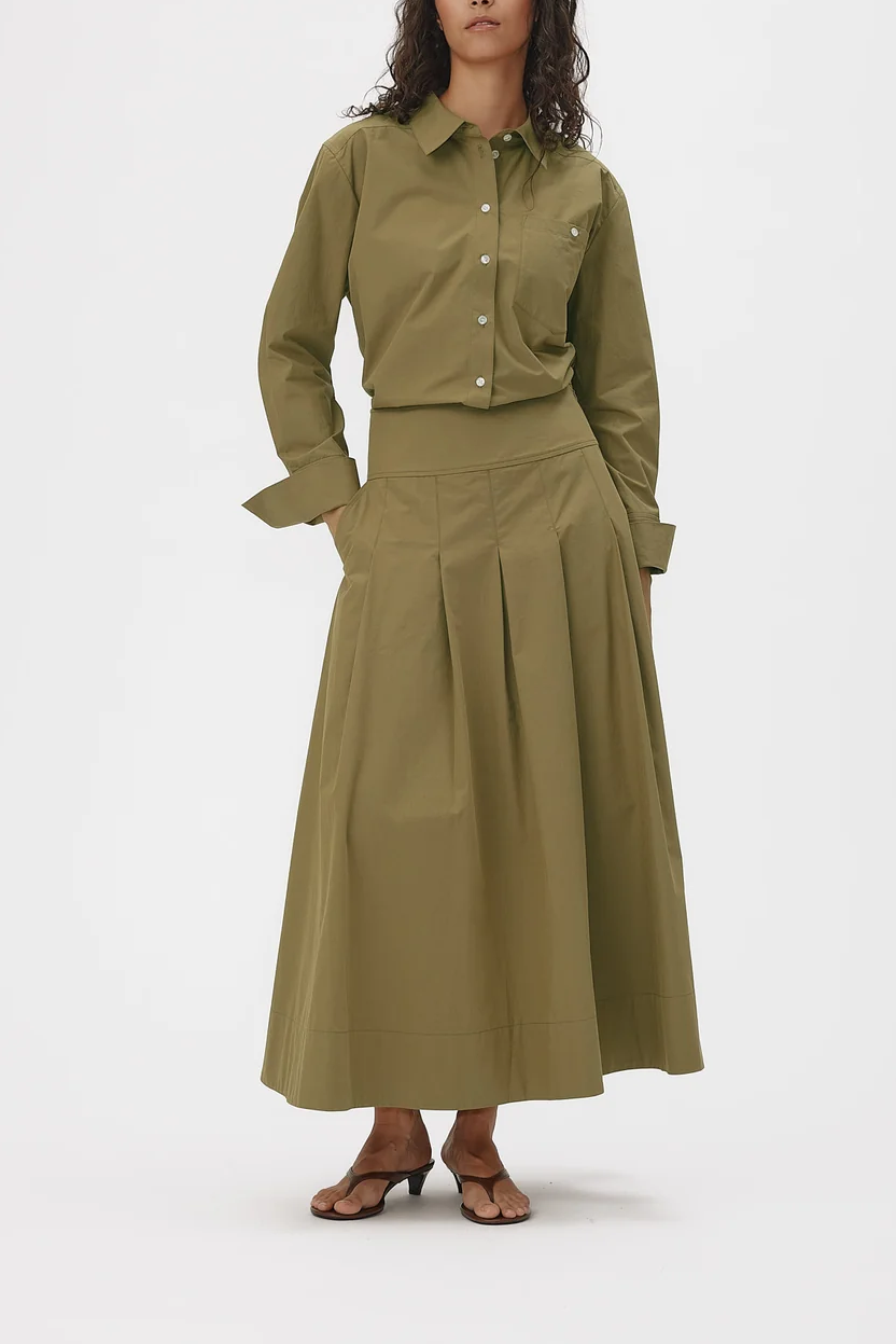 Rock Shalina Solid in Olive Green