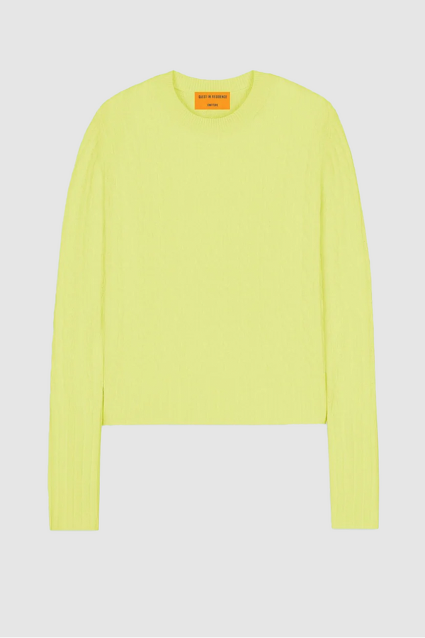 Sweatshirt Cable Shrunken