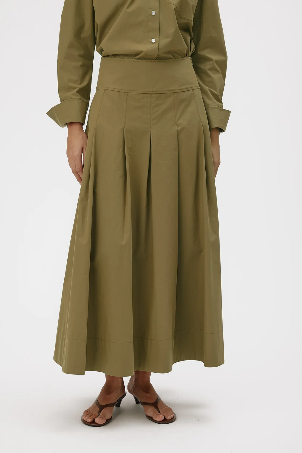 Rock Shalina Solid in Olive Green