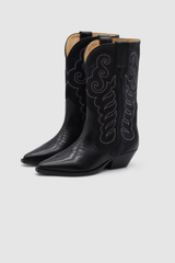 Duerto Gz Cowboy Boots Black Faded