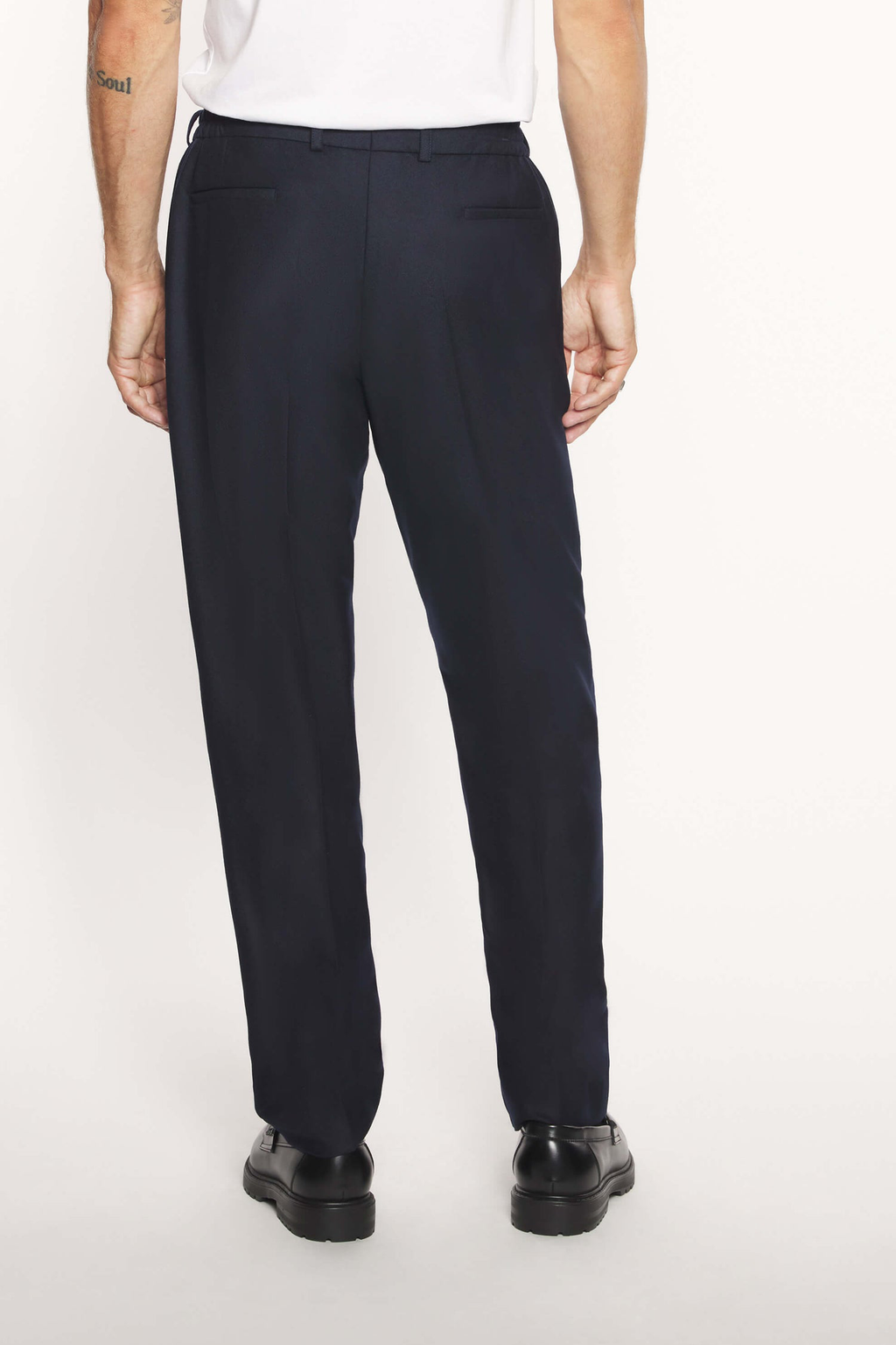 Hose Straight Leg Pleated