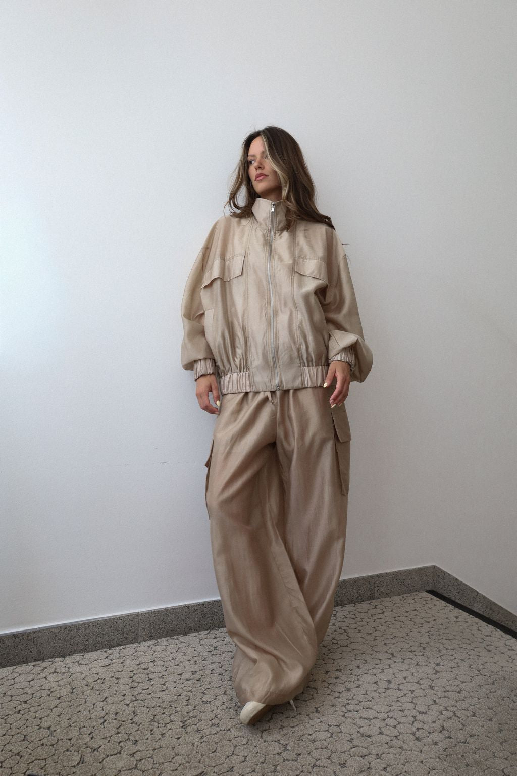 Cargohose Nube in Beige