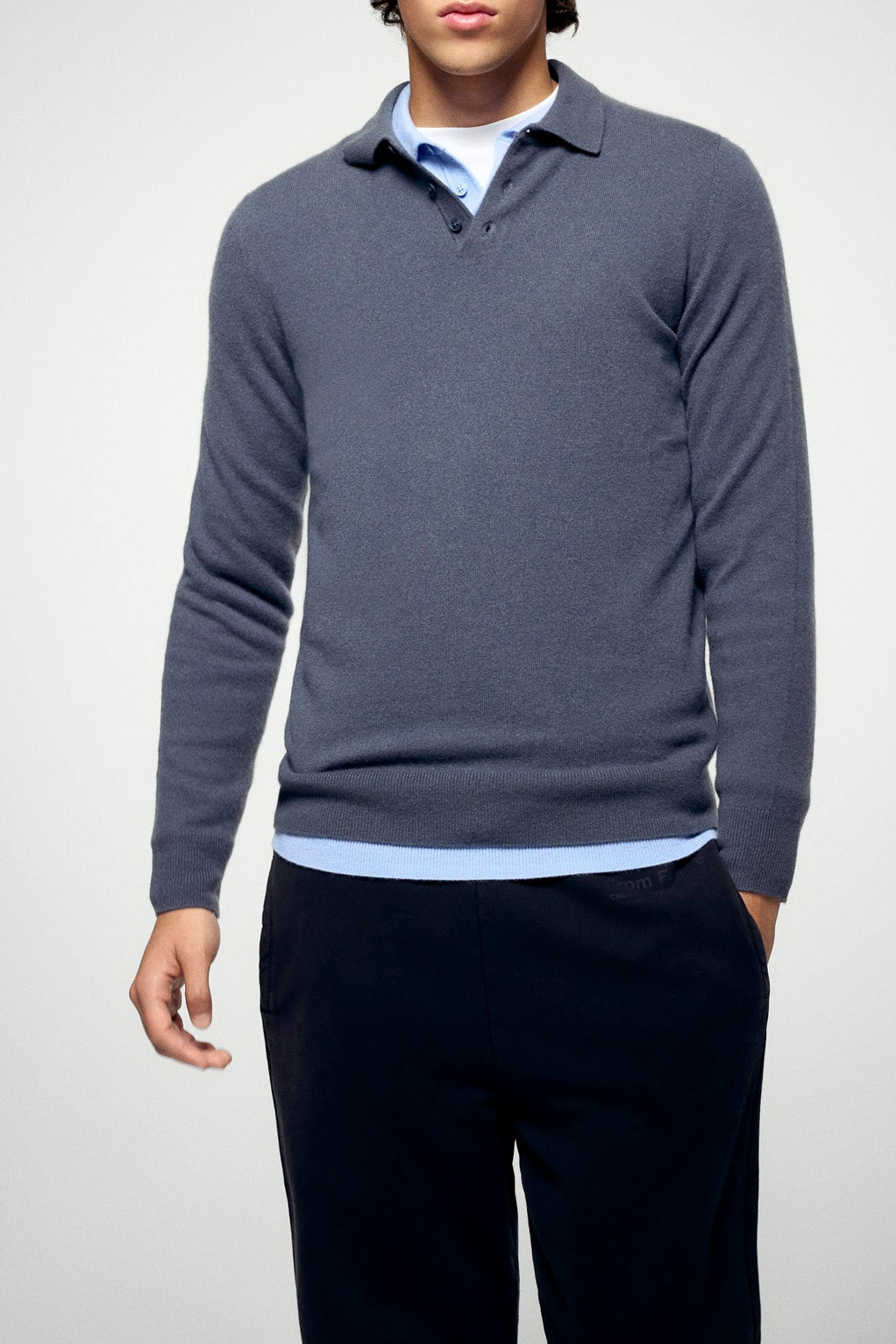 Pullover Polo-Neck