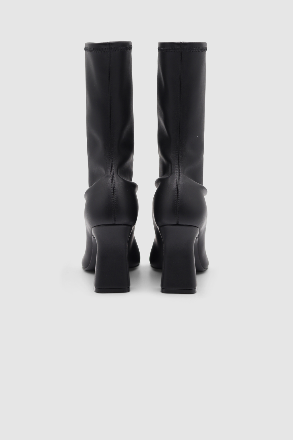 Ellia Metal Toe Cap Stretch Bootie Black