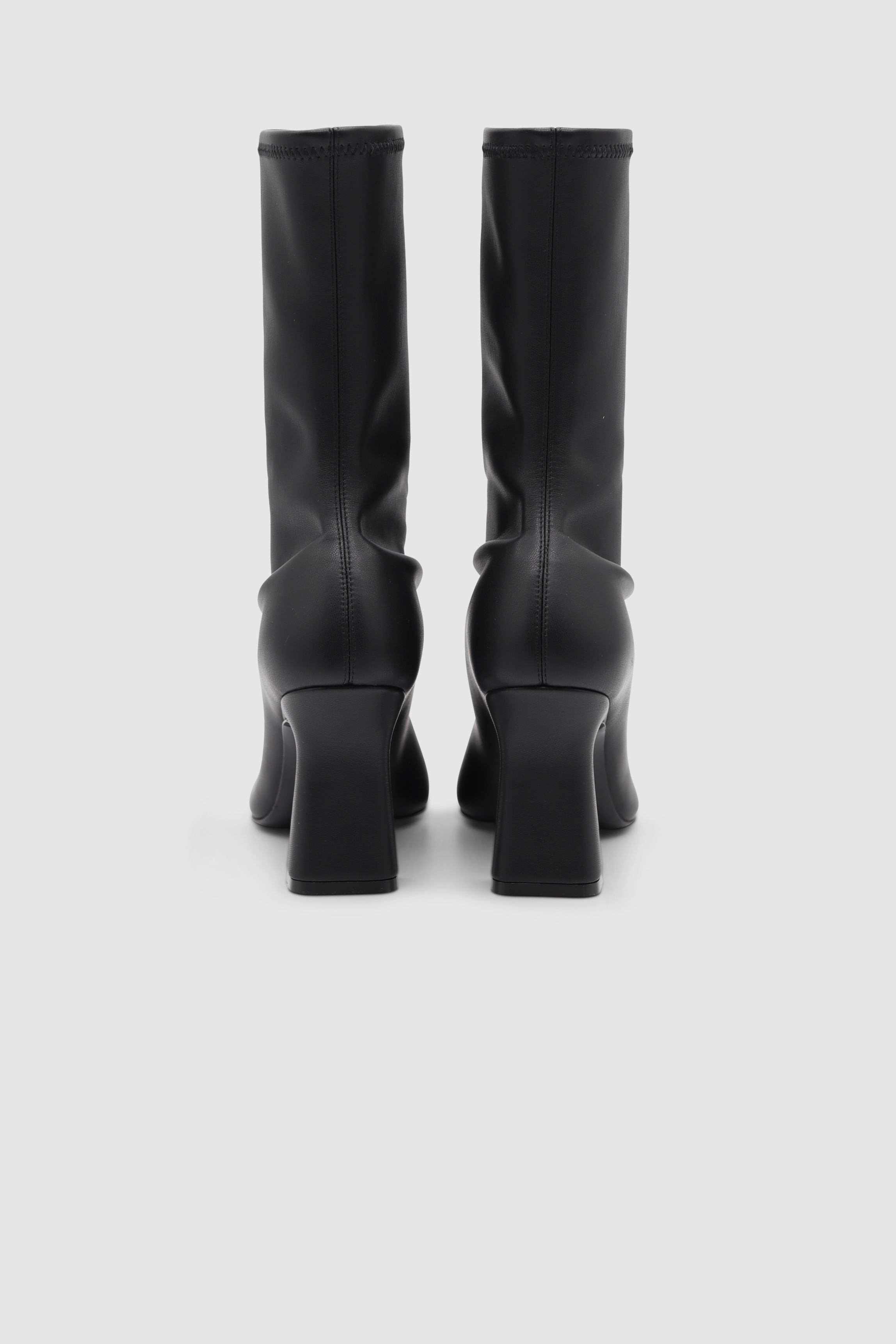 Ellia Metal Toe Cap Stretch Bootie Black