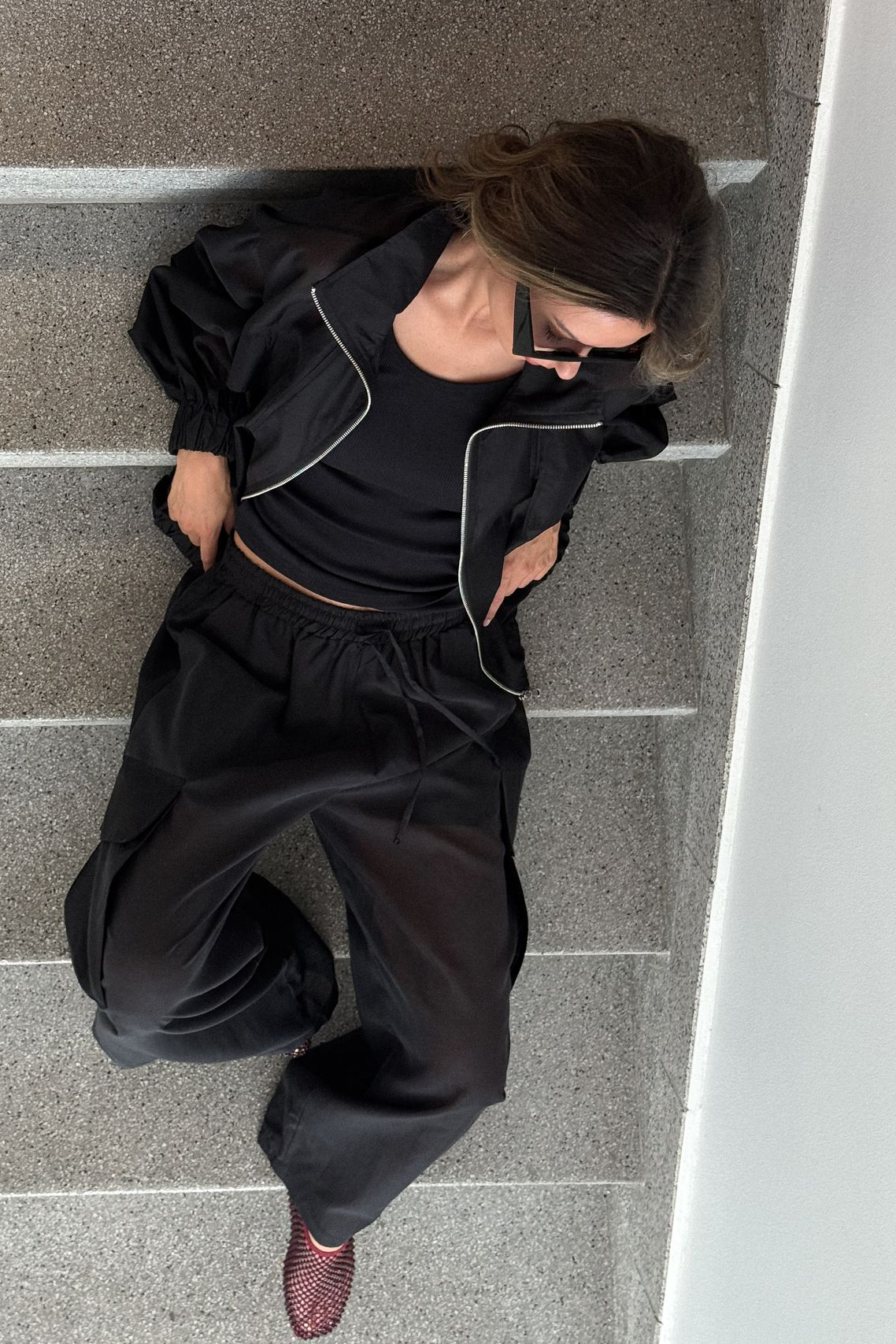 Cargohose Nube in Black