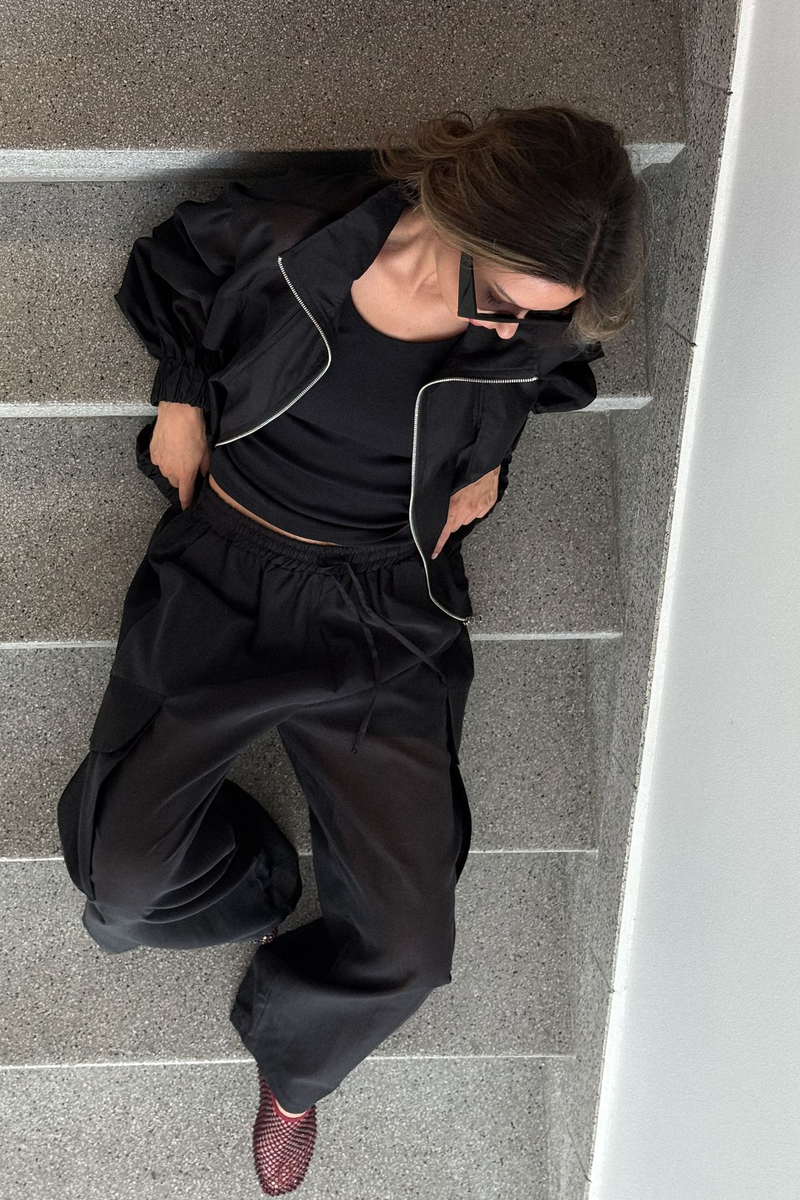 Cargohose Nube in Black