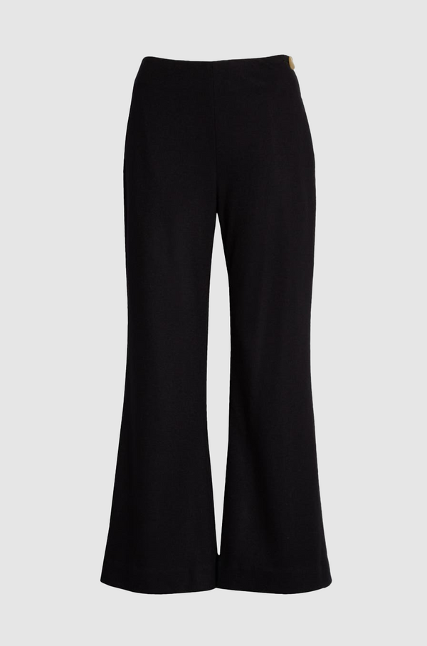 Belted linen trousers