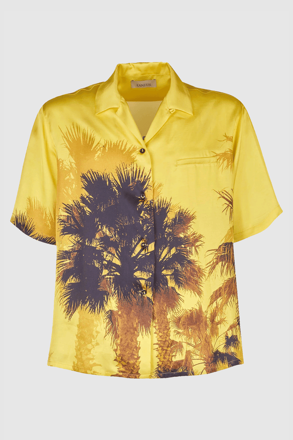 Bowling Palme Shirt Yellow