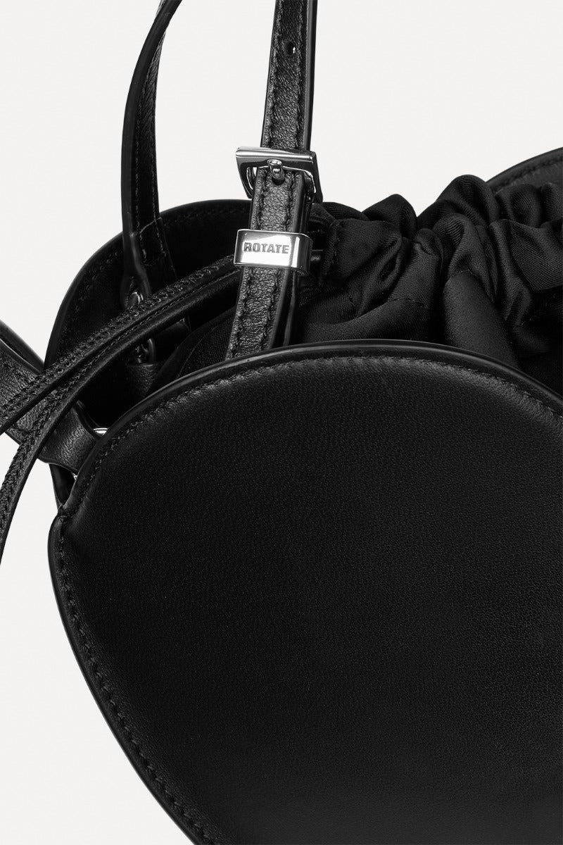 Handtasche Lether Heart in Black