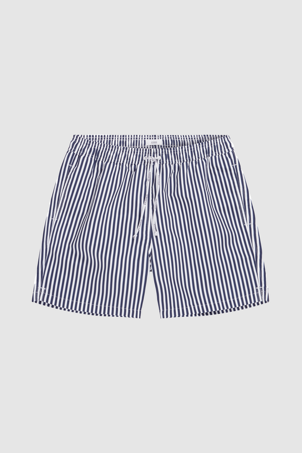 Striped Swim Shorts Indigo