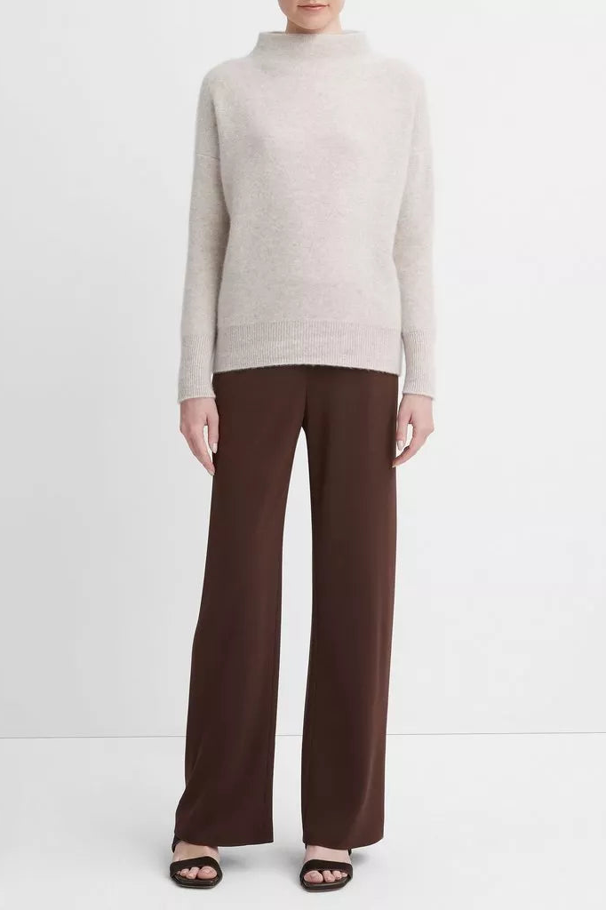 Pullover Boiled Funnel Neck