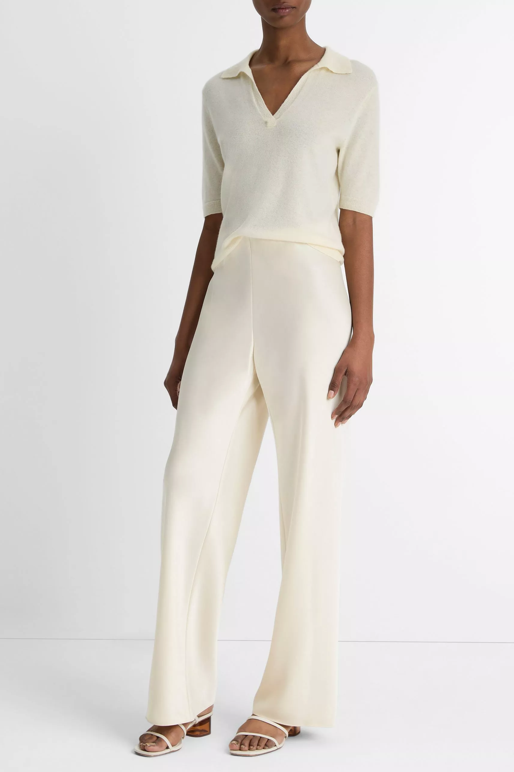 Hose Fluid Satin Bias