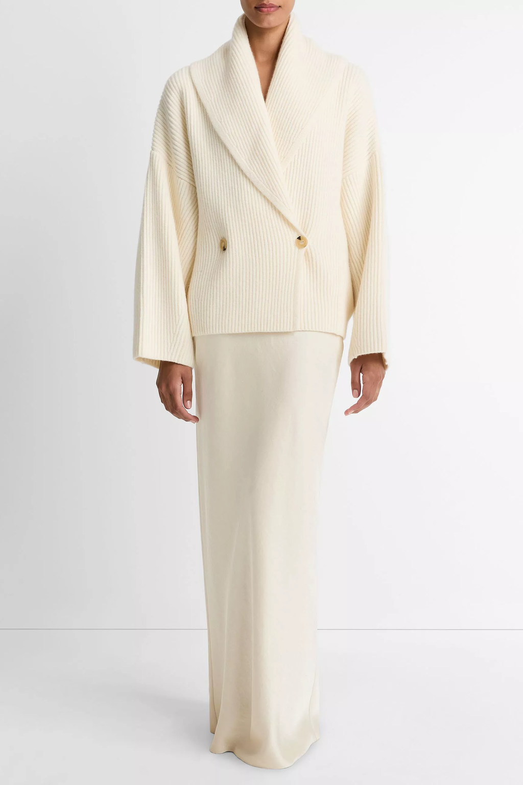 Mantel Wool-Blend Draped