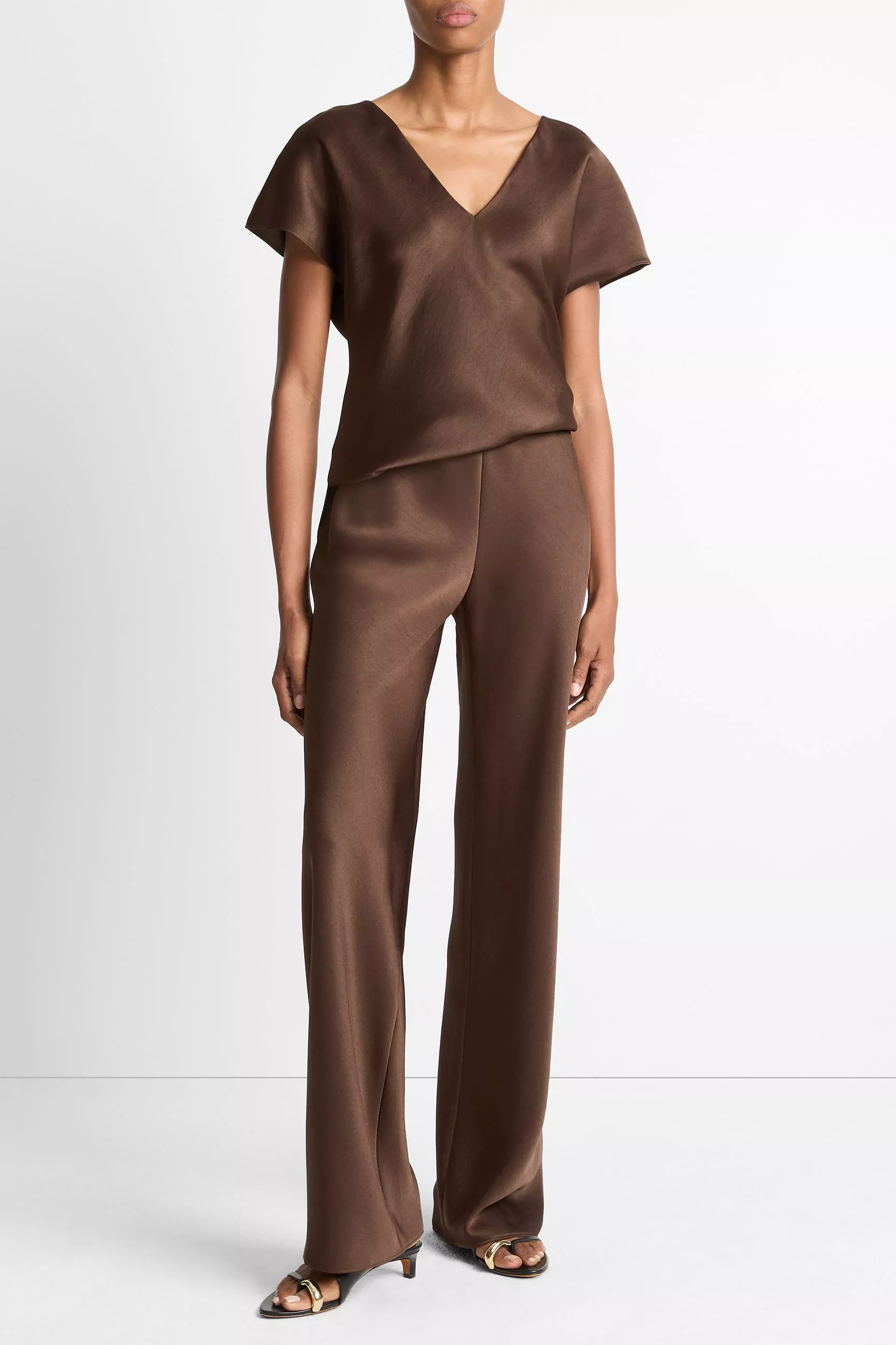 Hose Fluid Satin Bias