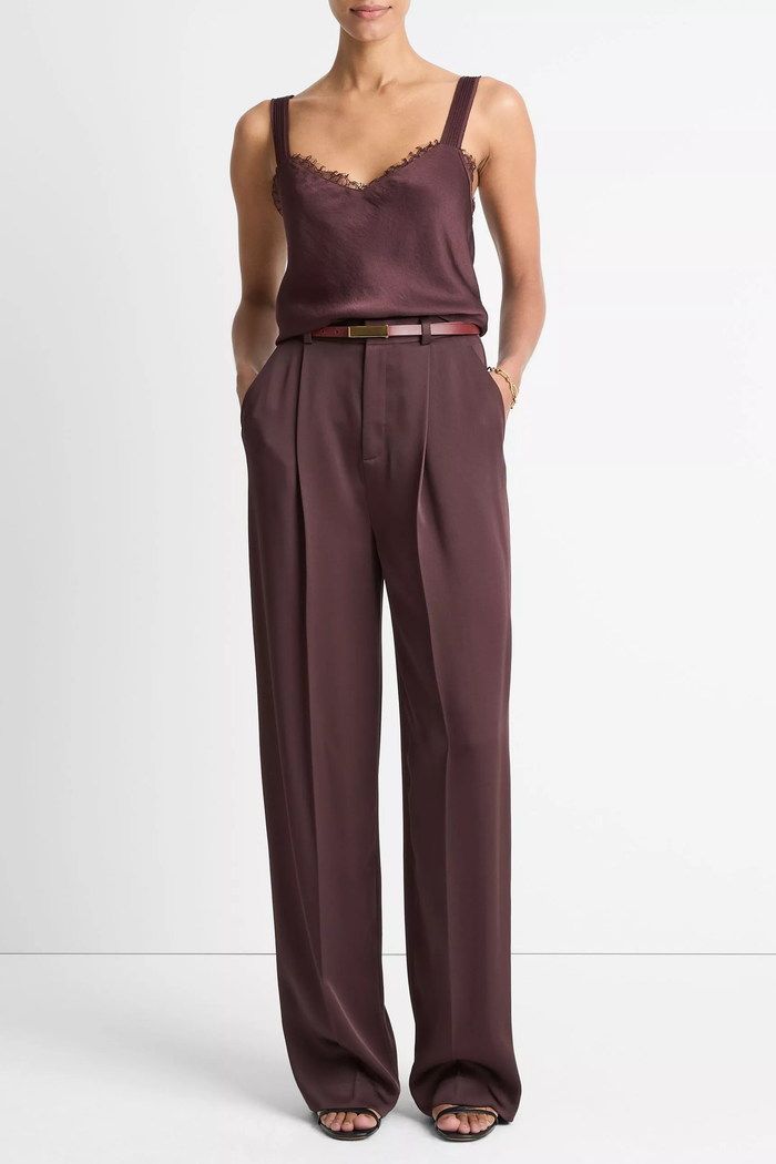 Hose Satin Pleated