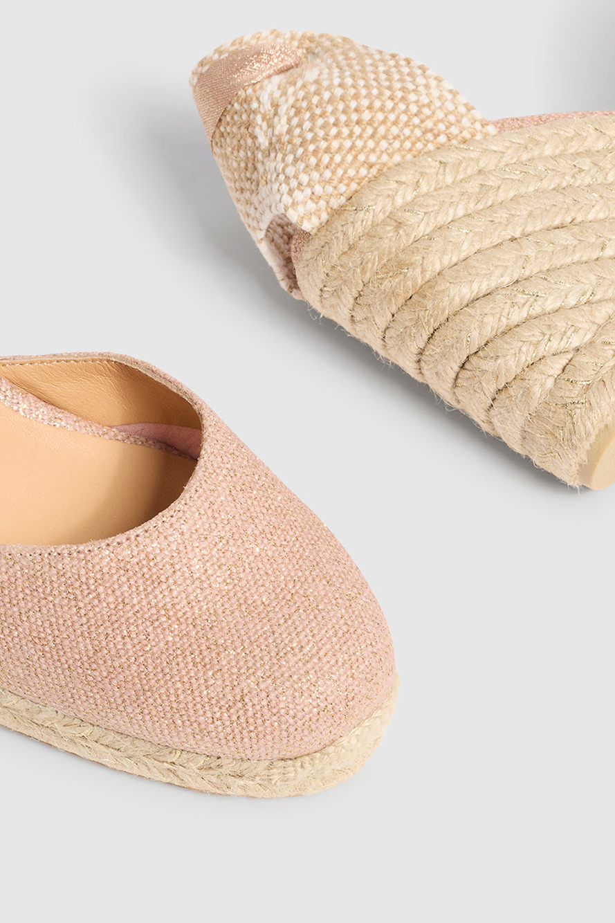 Carina Espadrilles Pink Gold