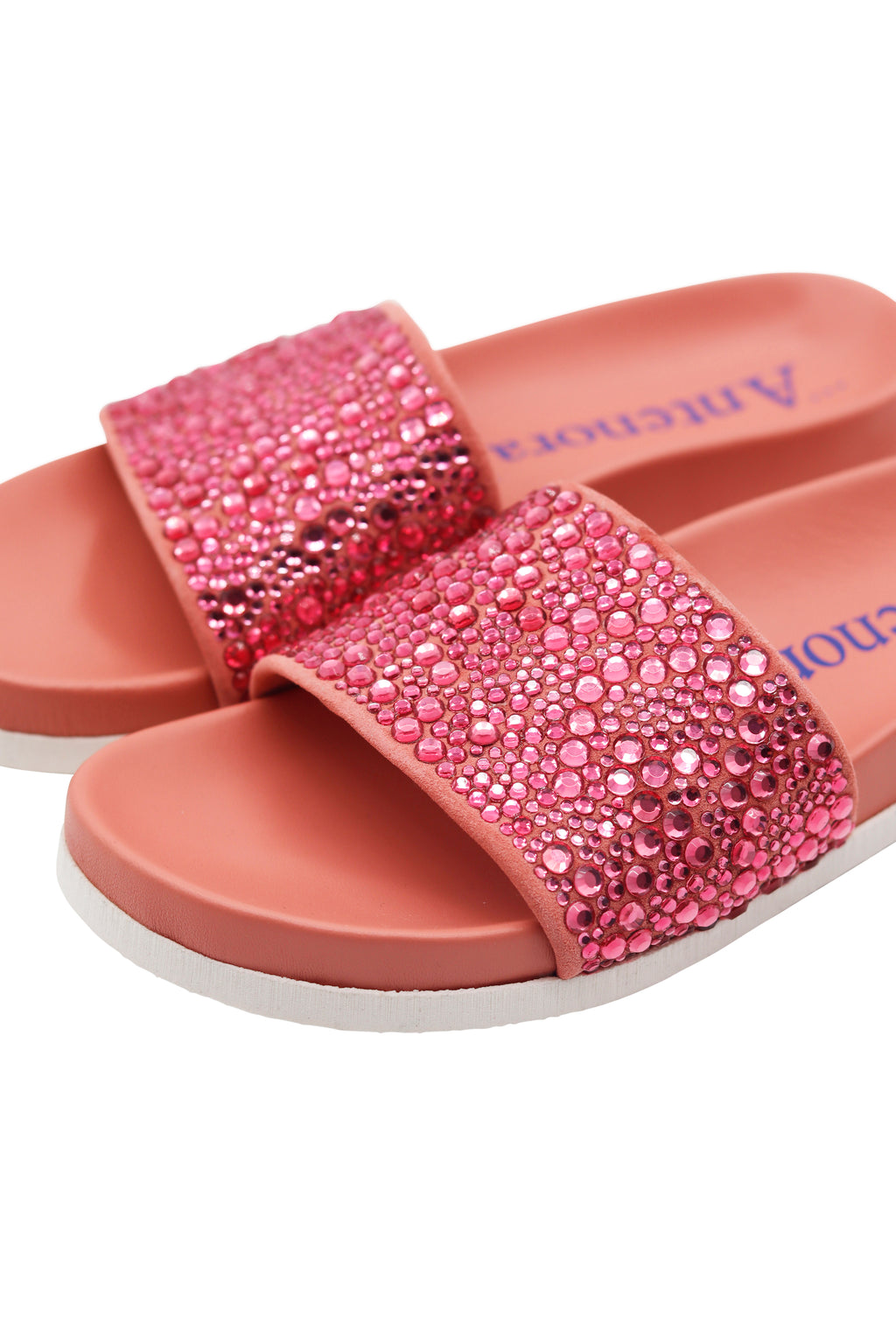 Audry Slides Camoscio Pink