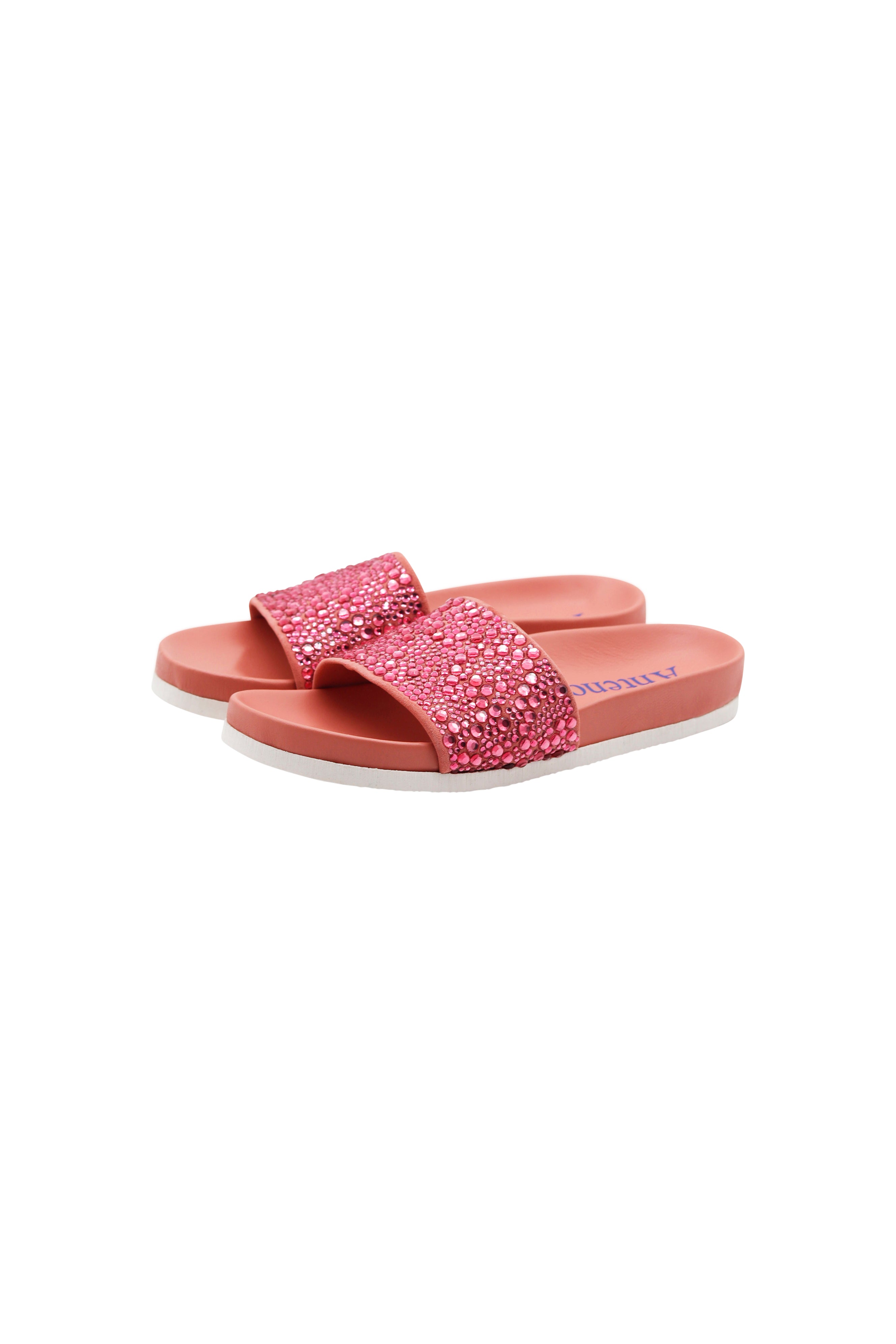 Audry Slides Camoscio Pink