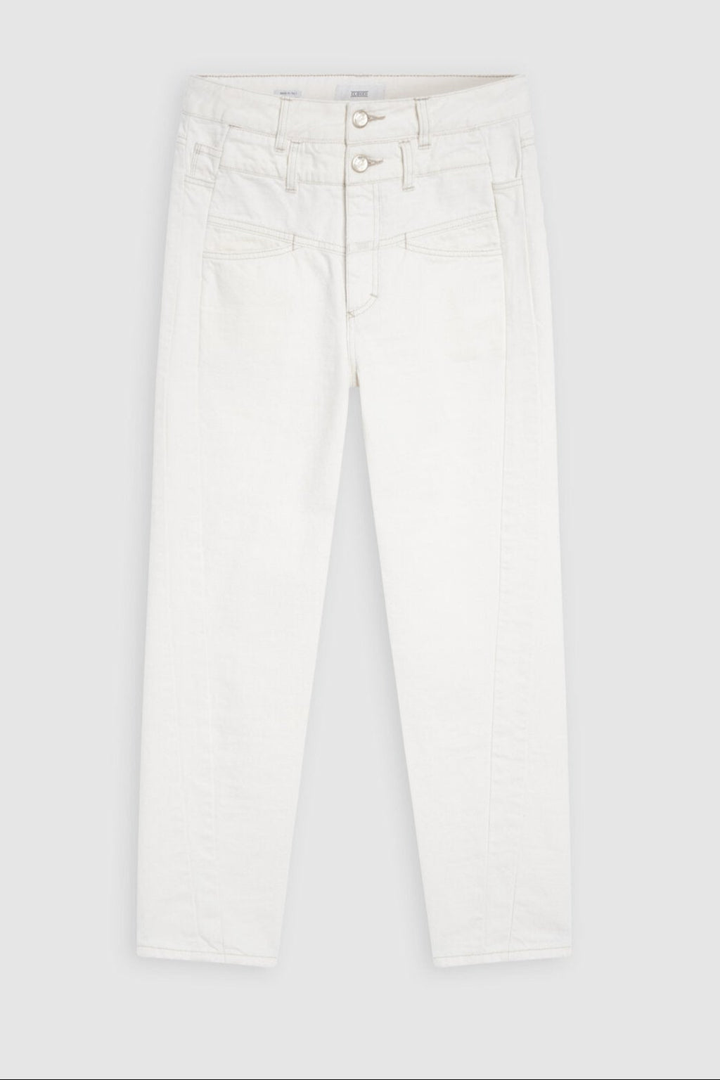 Curved-X Cream Jeans