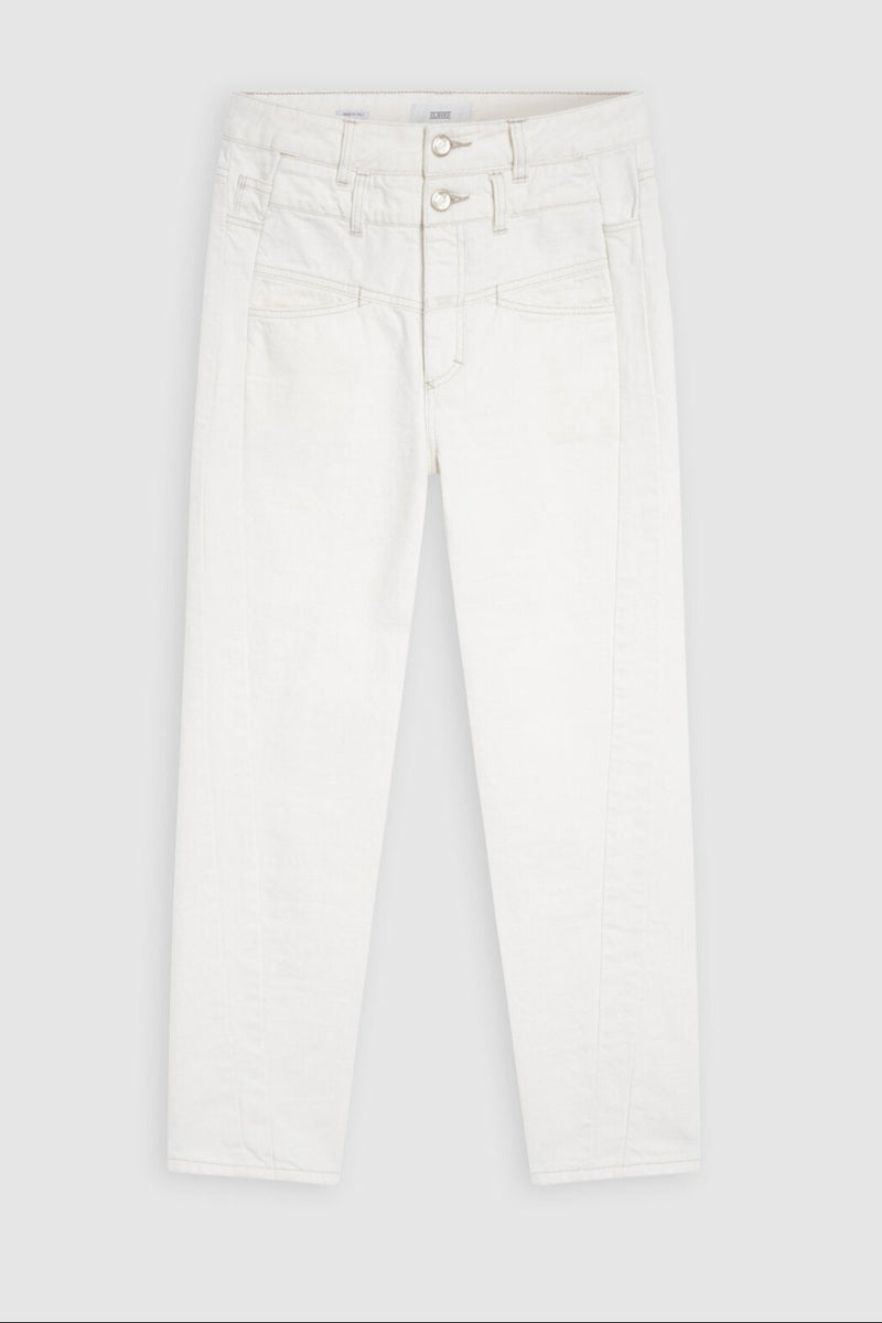 Curved-X Creme Jeans
