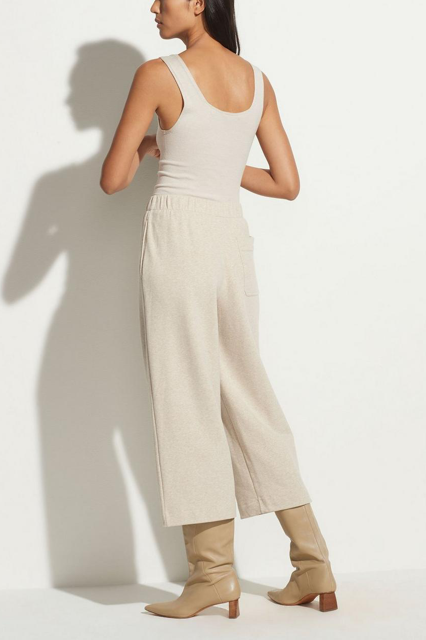 Cropped pants beige