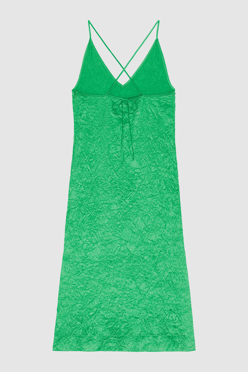 SLIP DRESS Bright Green