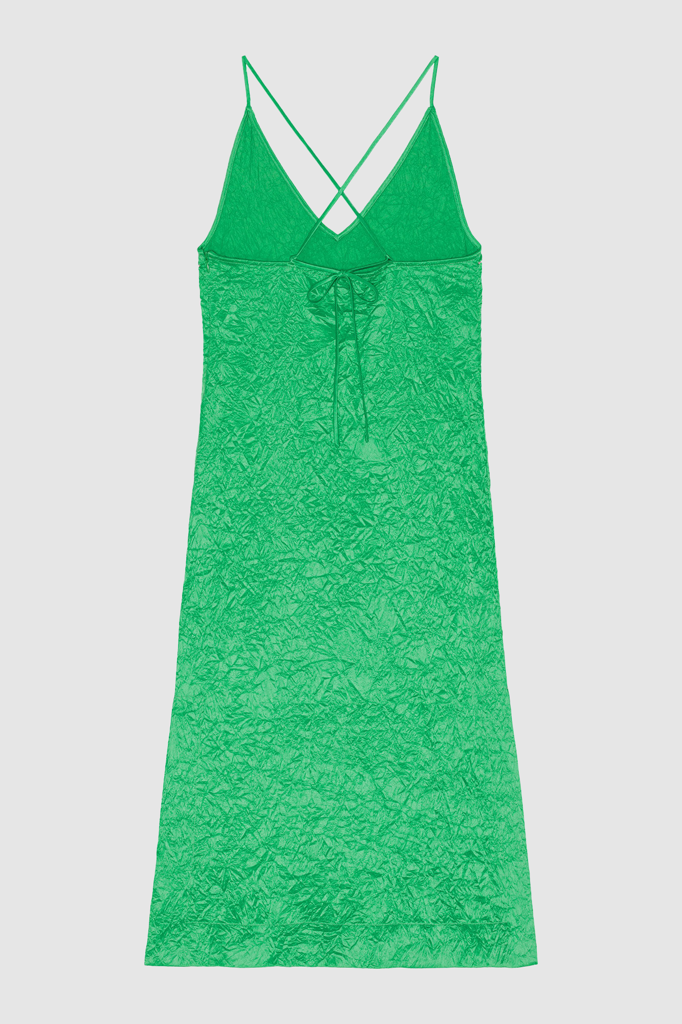 SLIP DRESS Bright Green