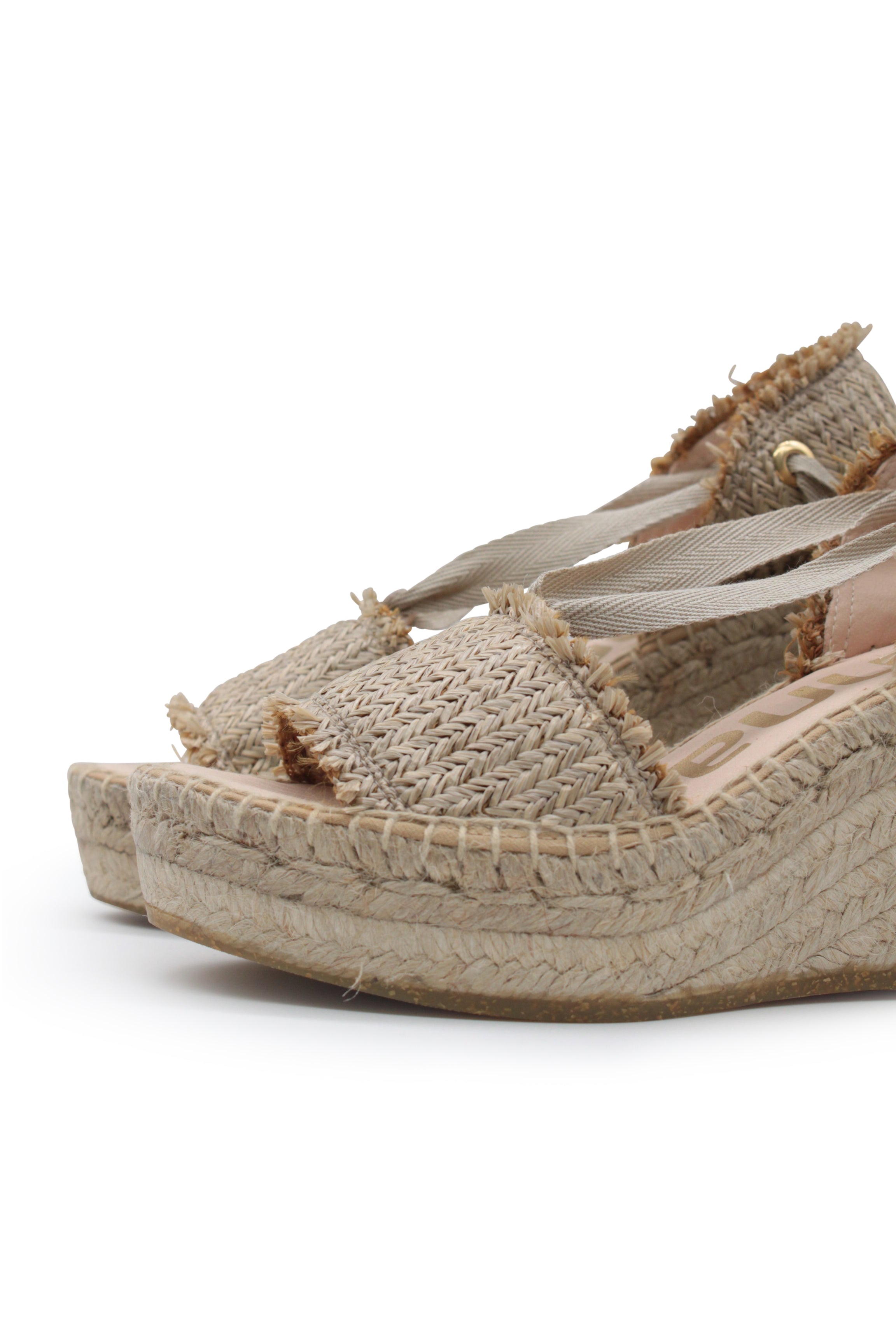 Wedge Capri Espadrilles Natural
