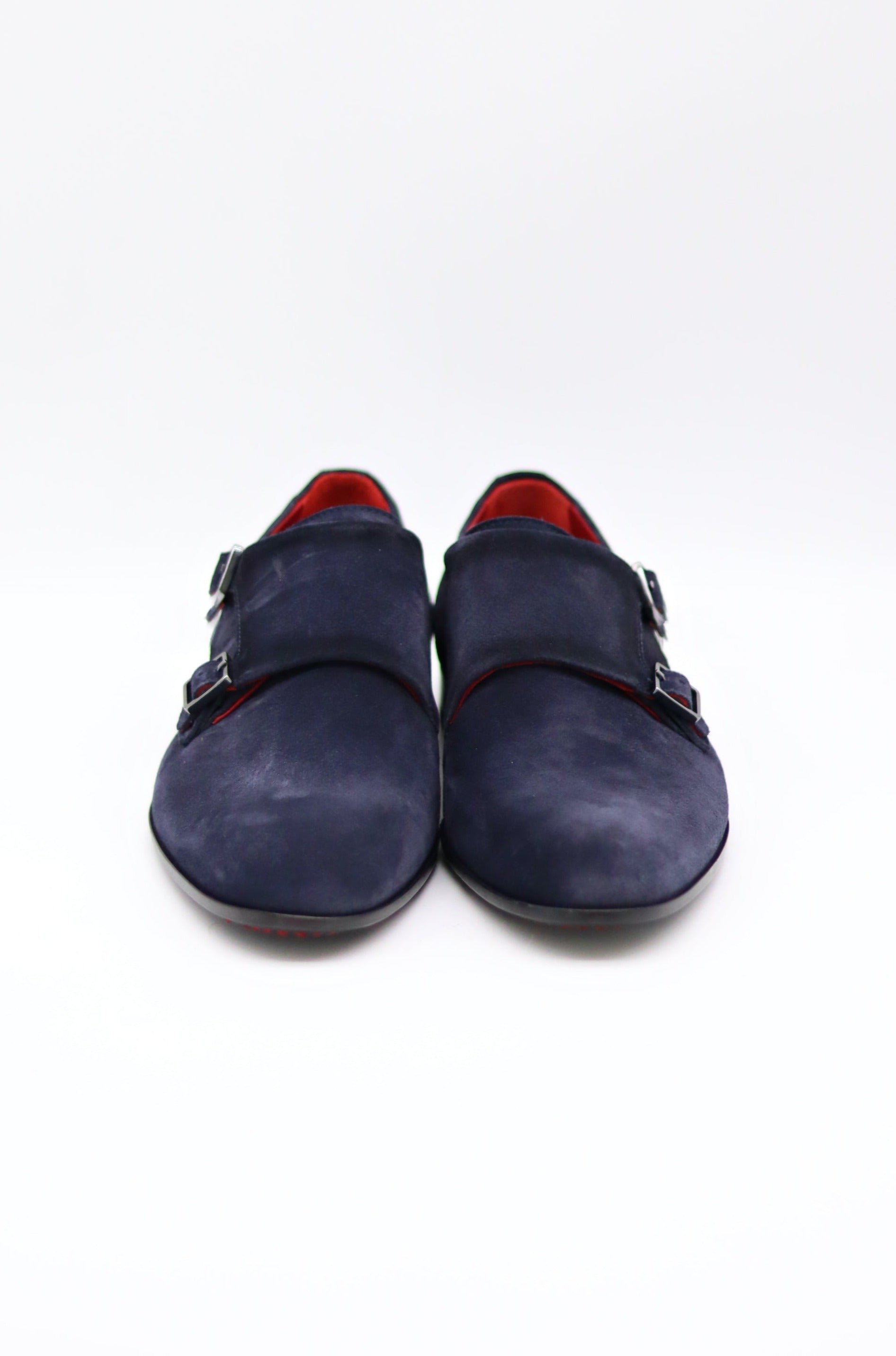 Doppel-Monkstrap Mokassin Dunkelblau