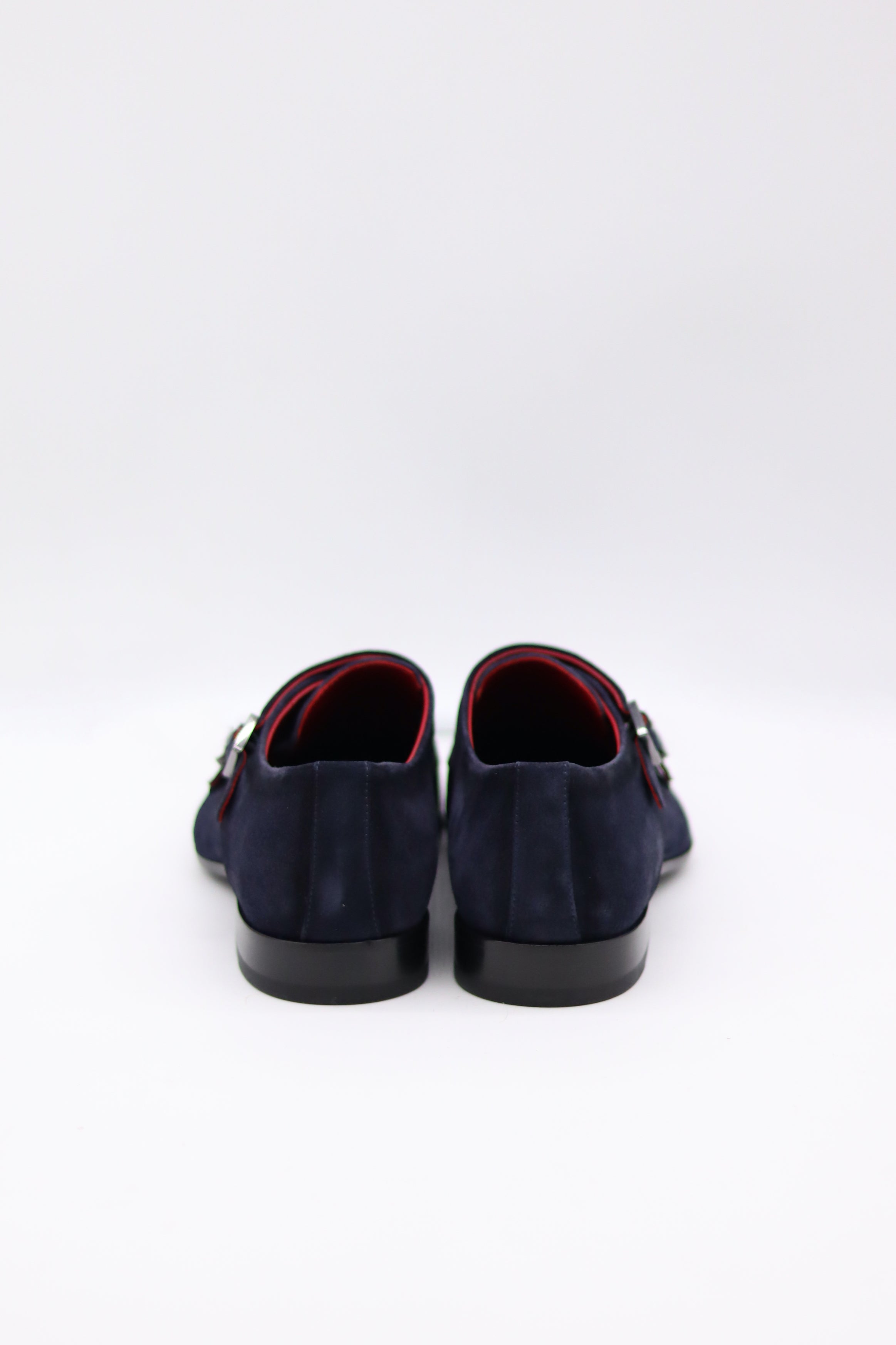 Doppel-Monkstrap Mokassin Dunkelblau