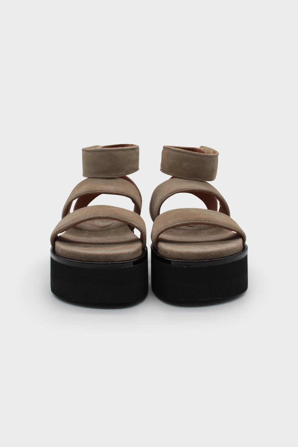 Plateau Sandals Dessert Babysilk Suede