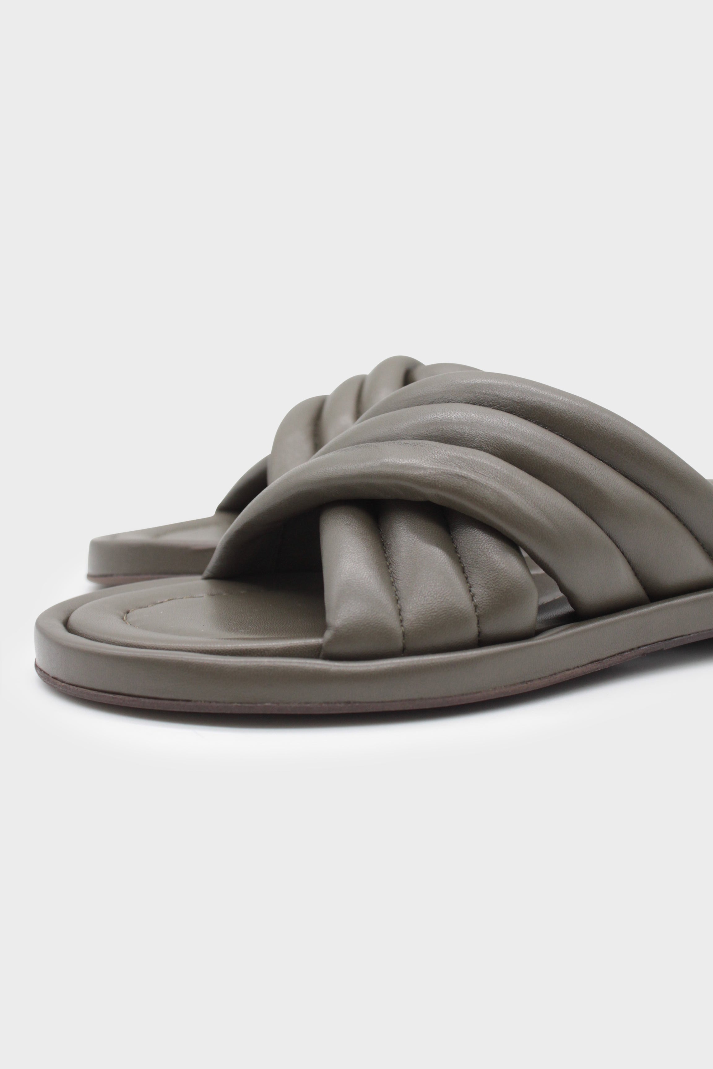 Slipper Army Green Nappa